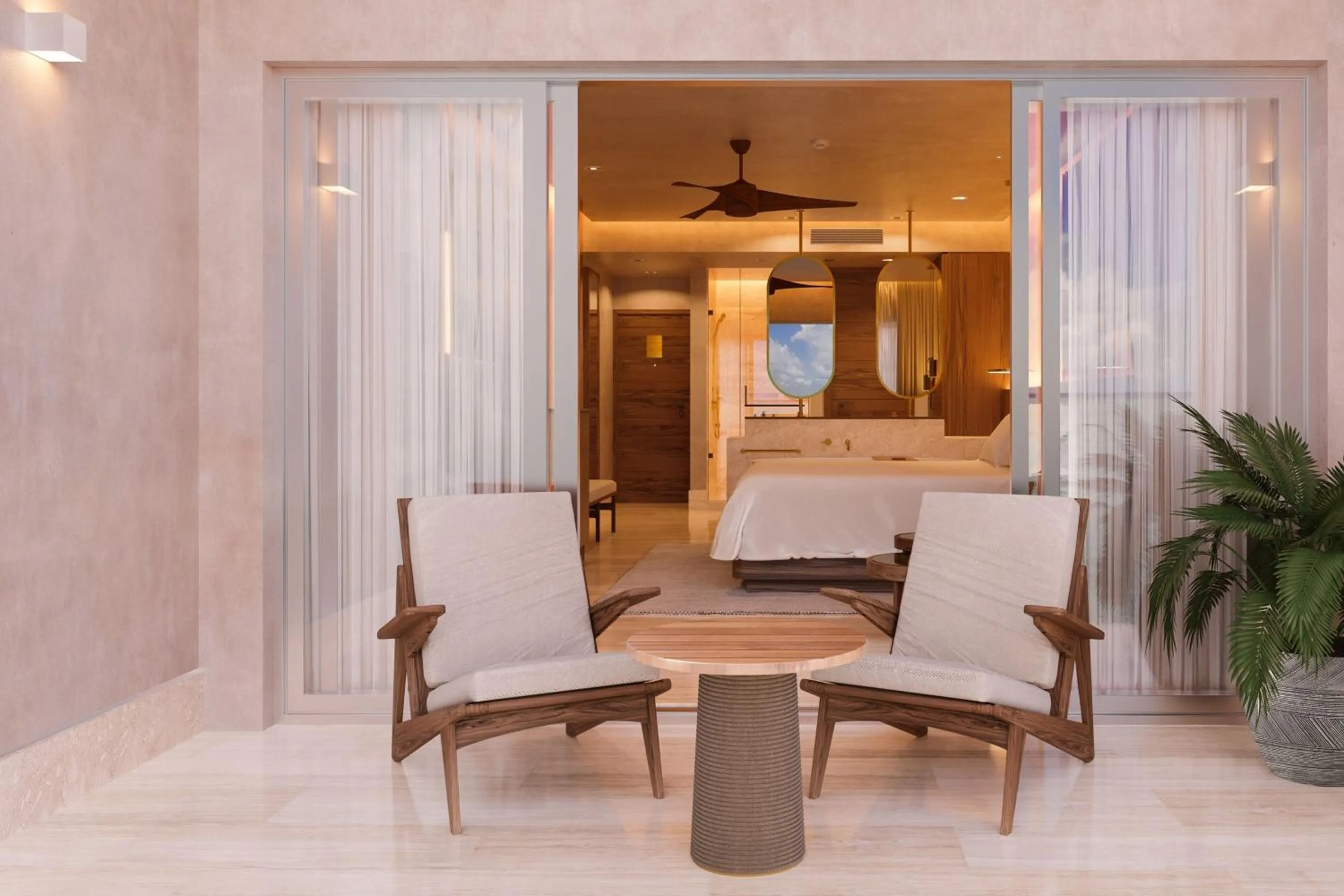 Photo of the whole room, Bed in Isla Mujeres Palace Resort - Couples Only - All Inclusive