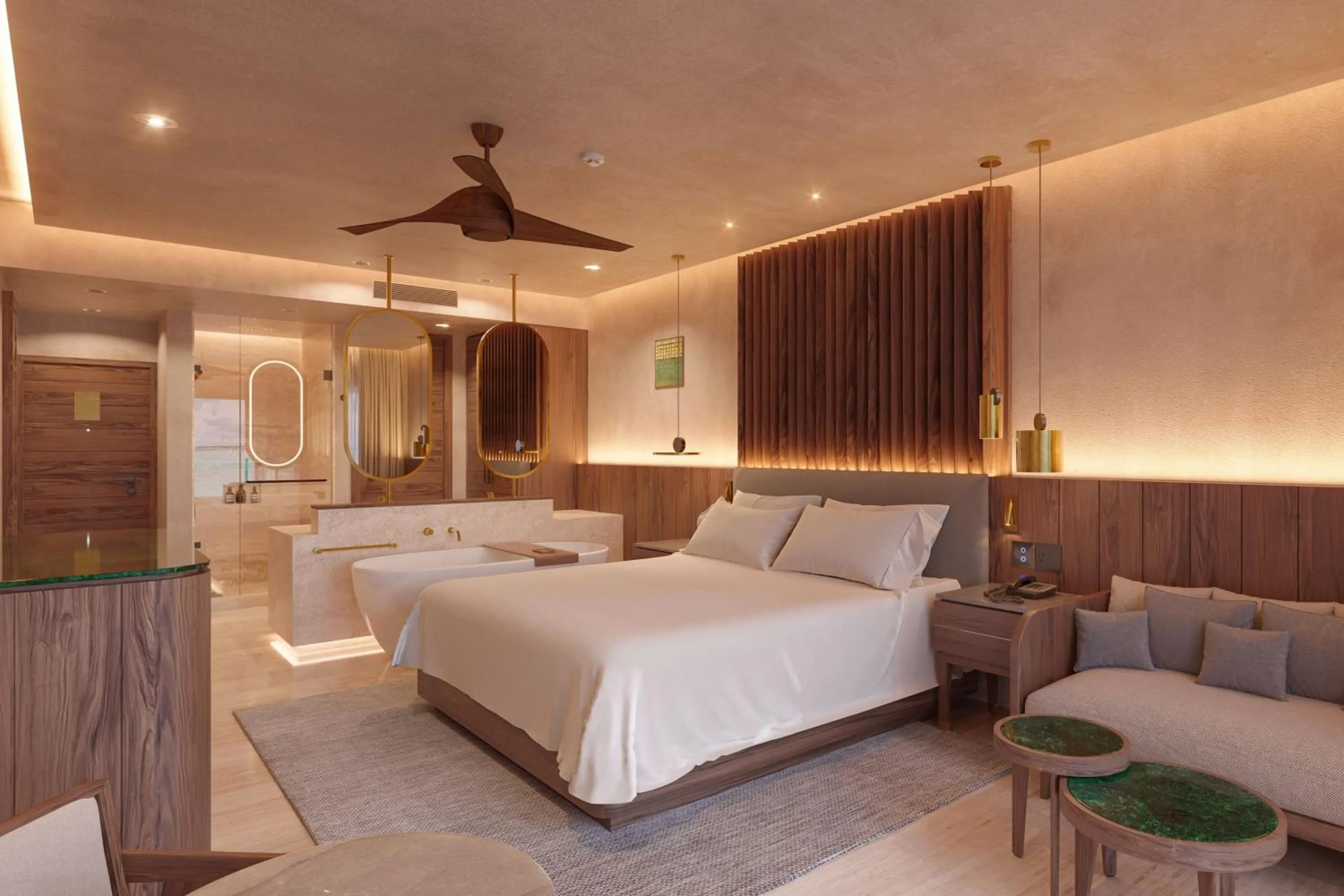 Photo of the whole room, Bed in Isla Mujeres Palace Resort - Couples Only - All Inclusive