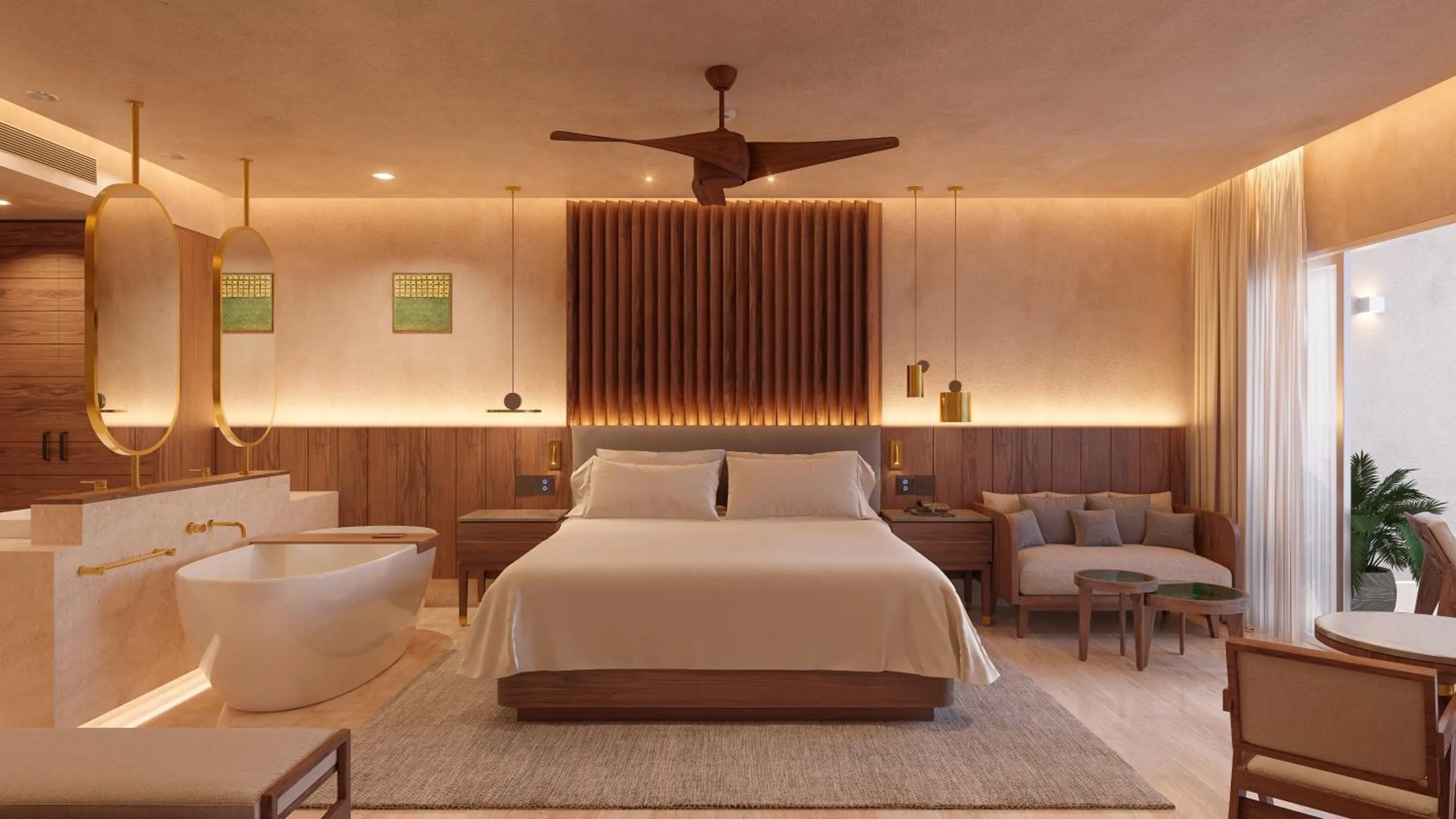 Bed in Isla Mujeres Palace Resort - Couples Only - All Inclusive