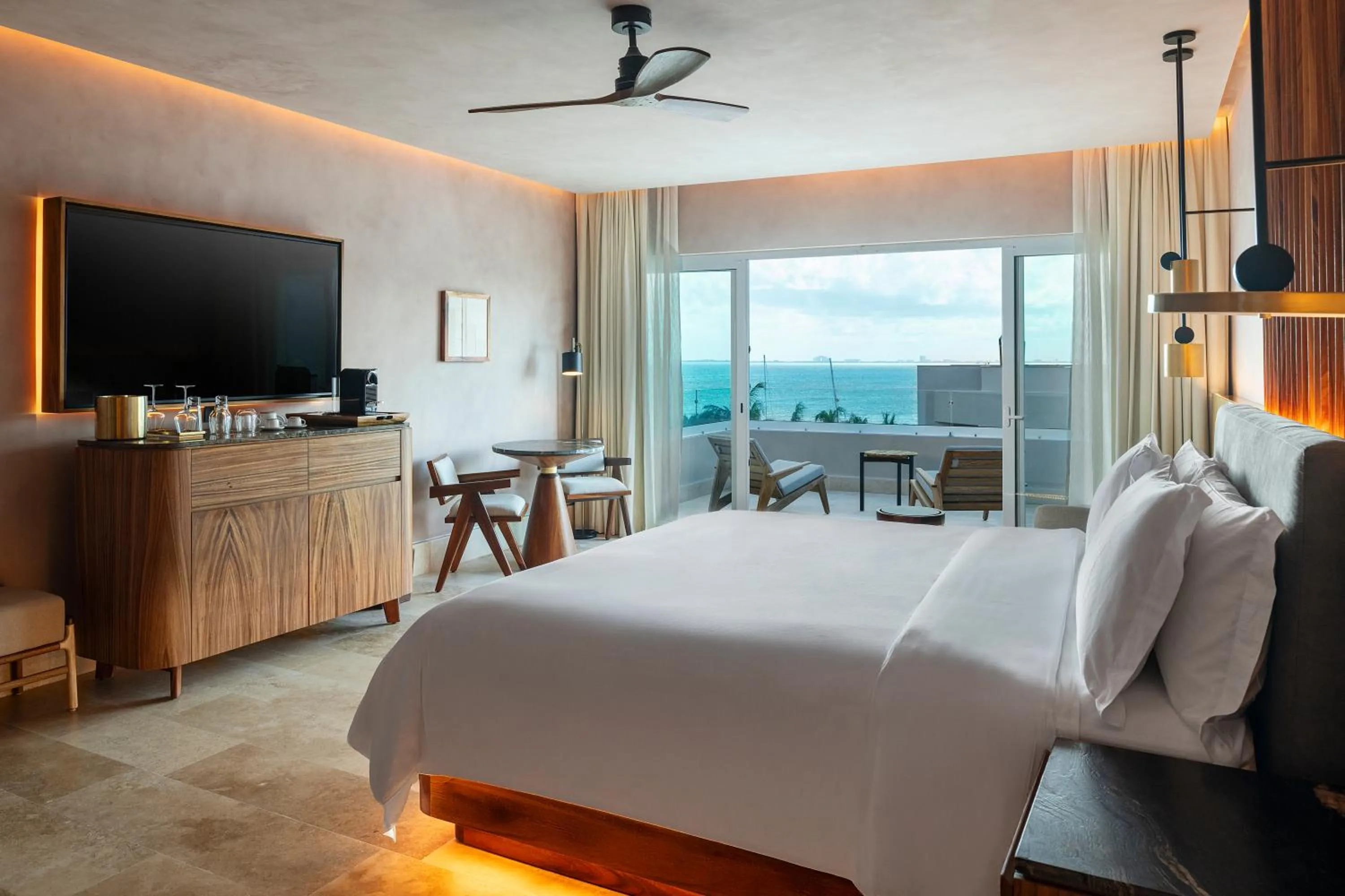 Bed in Almare, a Luxury Collection Resort, Isla Mujeres Cancun, Adult All-Inclusive