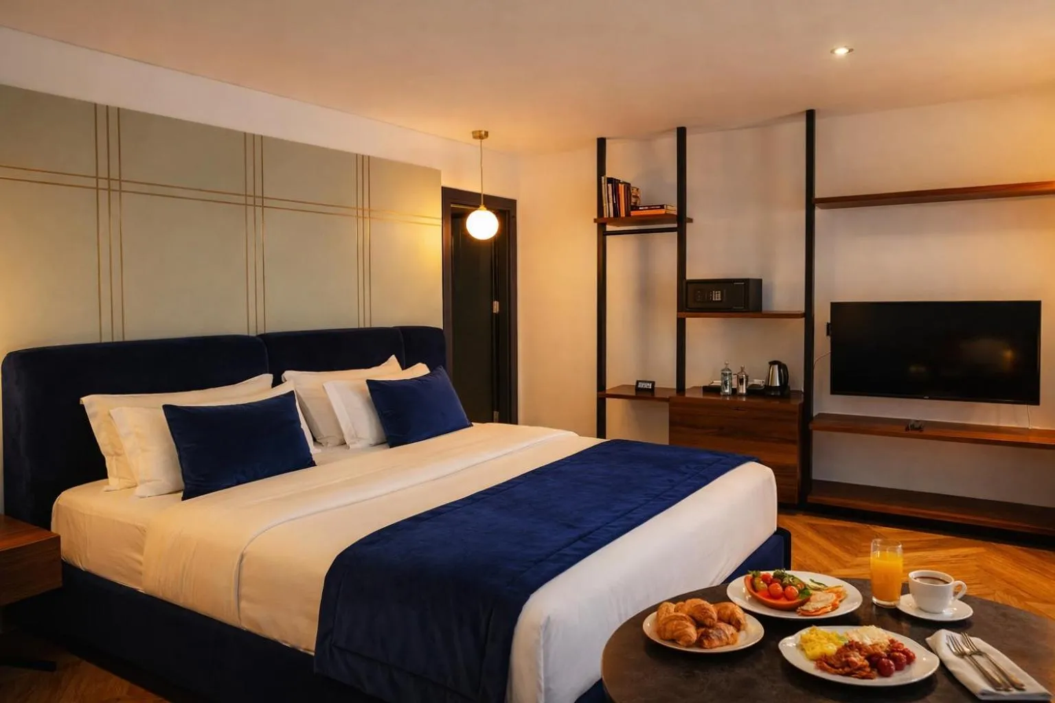 TV and multimedia, Bed in Alla Gondola Hotel & SPA Tirana