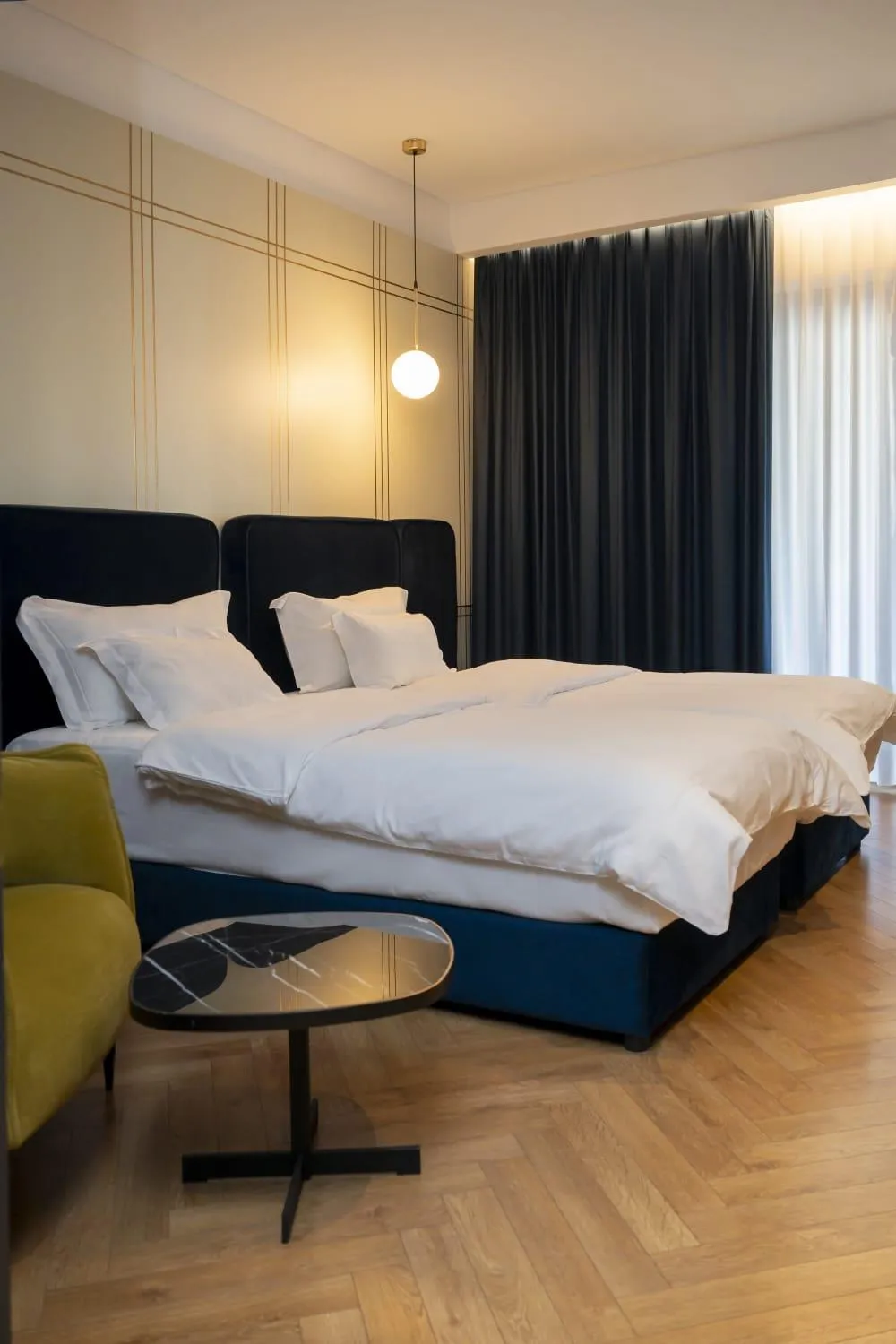 Bed in Moncafe Boutique Hotel & SPA Tirana