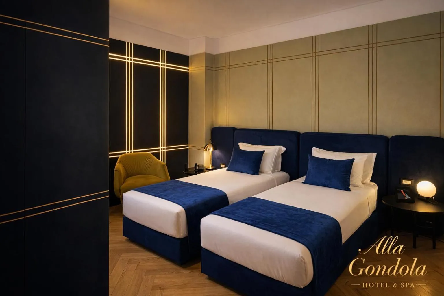 Bed in Alla Gondola Hotel & SPA Tirana