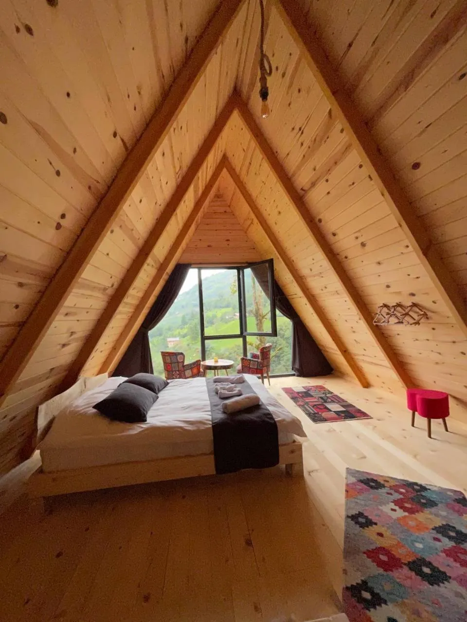 Bed in Ekakta bungalov