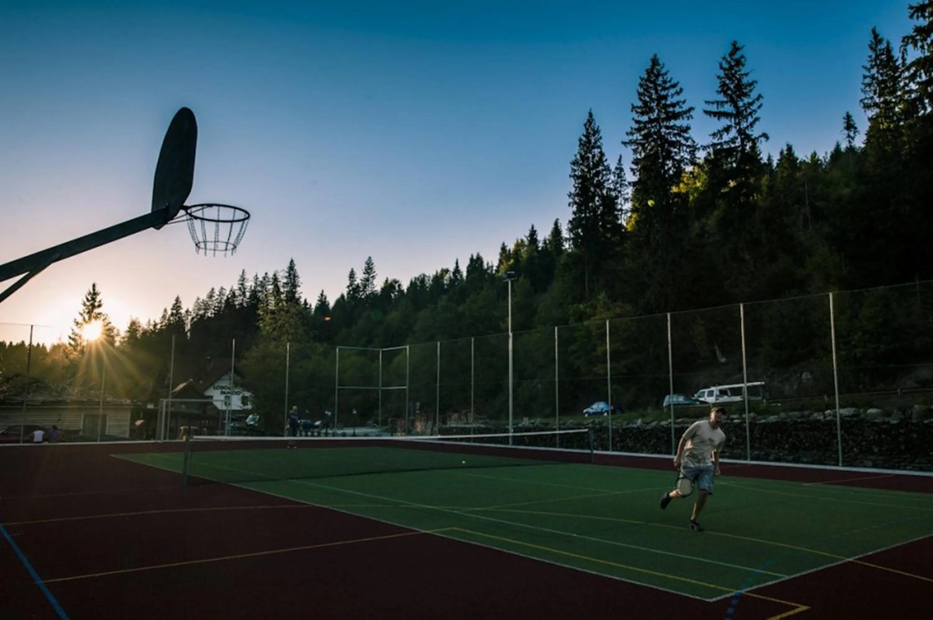 Tennis court in Lobogo Resort