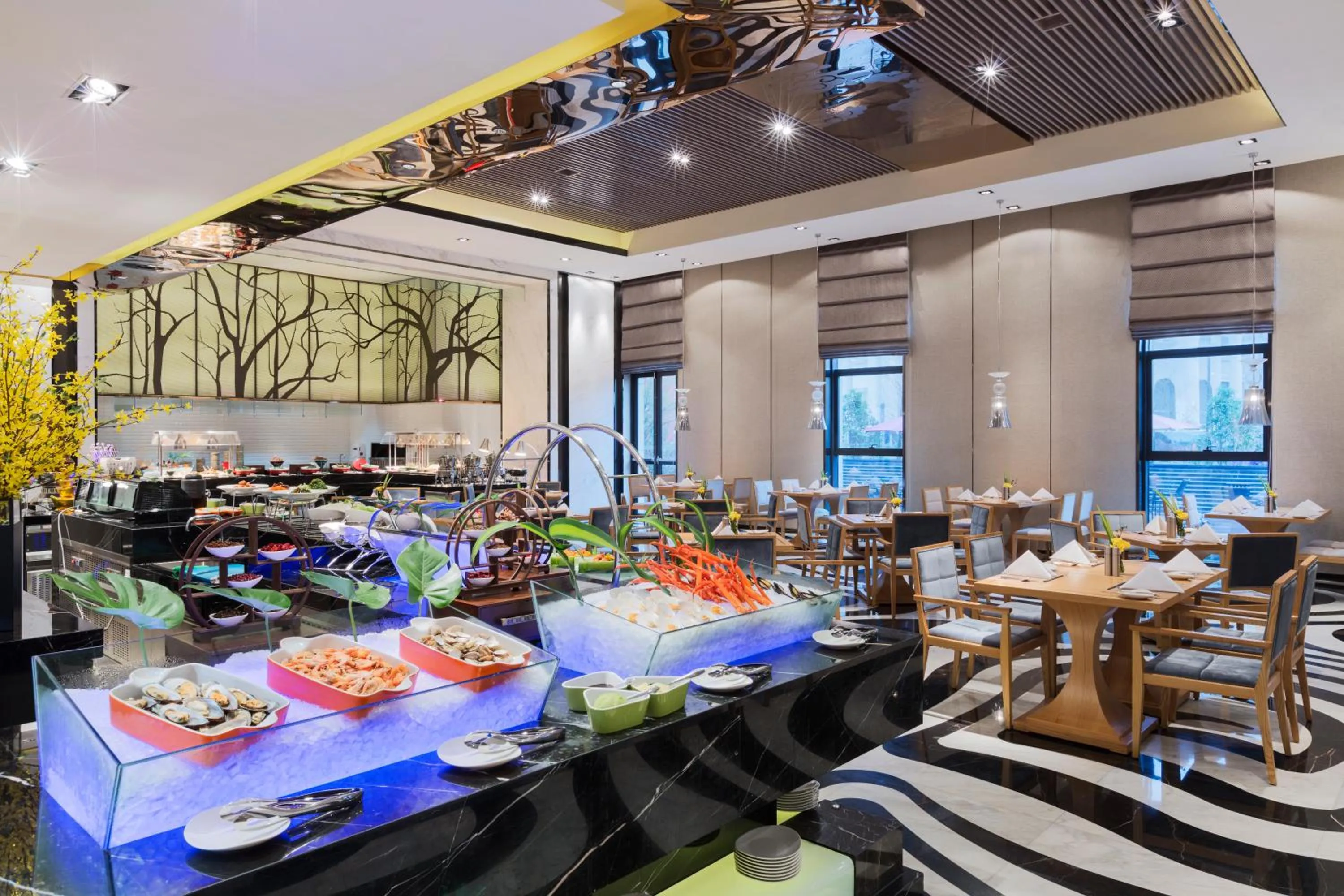 Dining area in Wanda Realm Nanjing