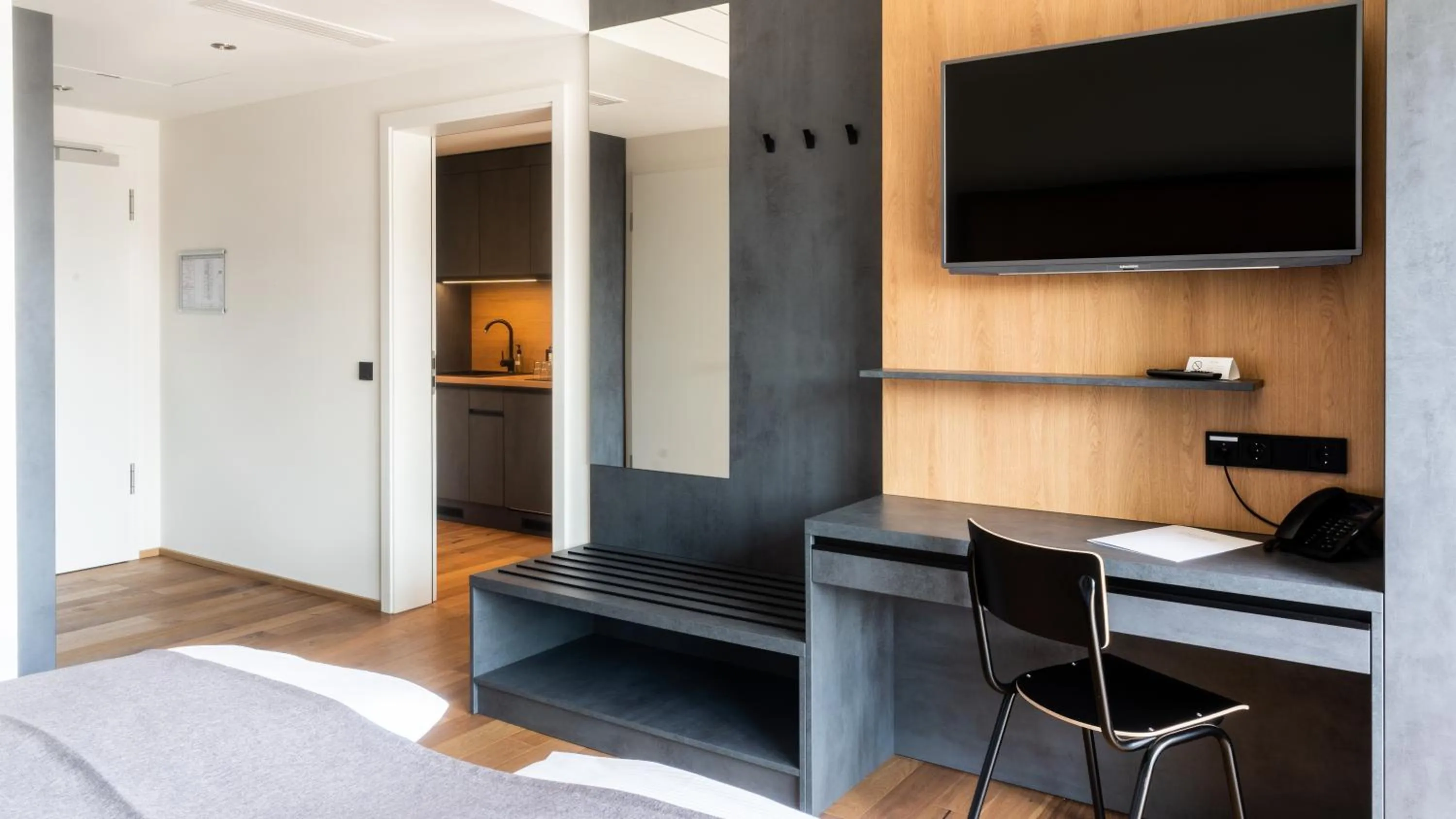 Photo of the whole room, Bed in Burgau Hotel Sonnenhof