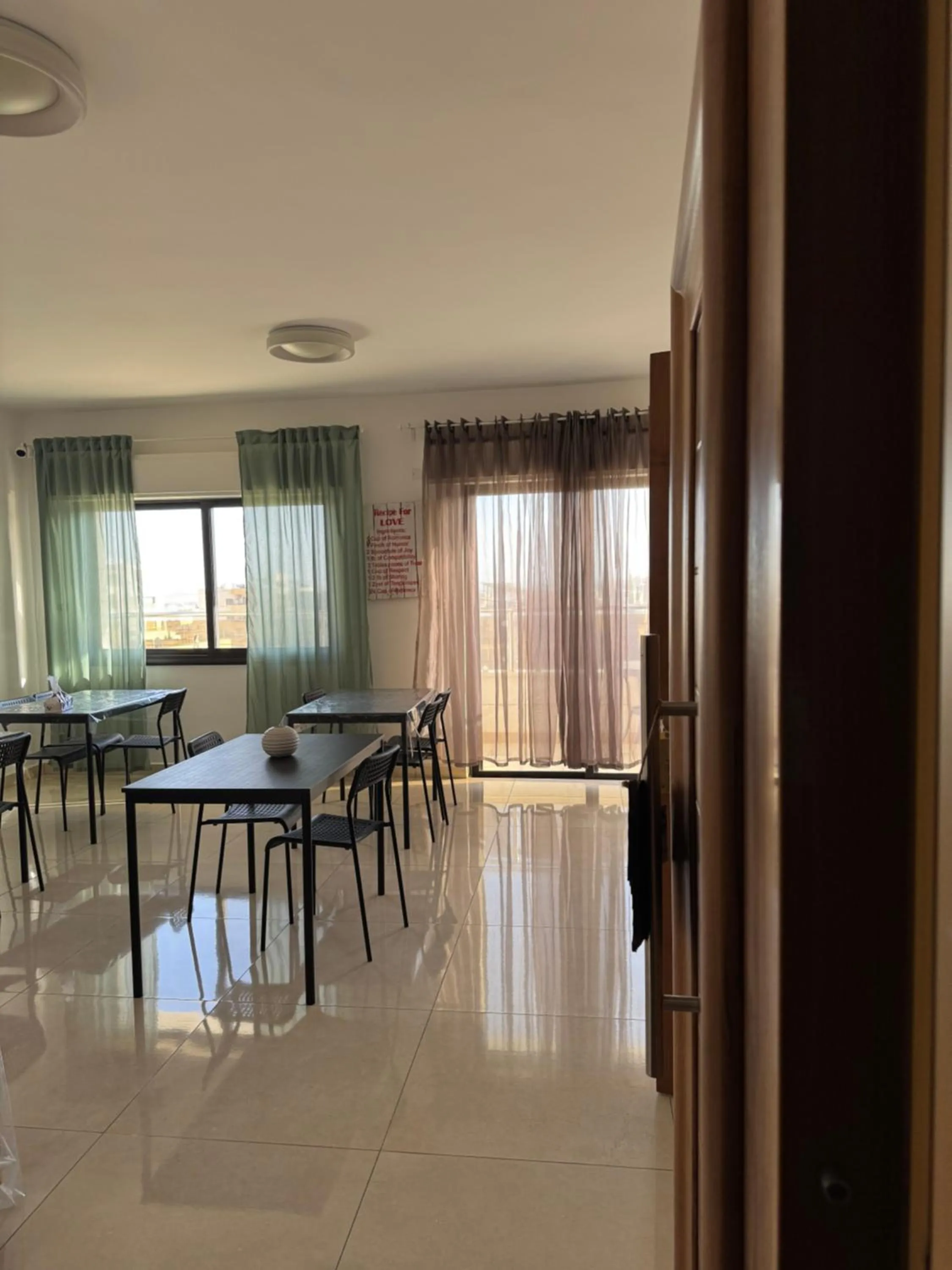 Dining area in COCO Guesthouse