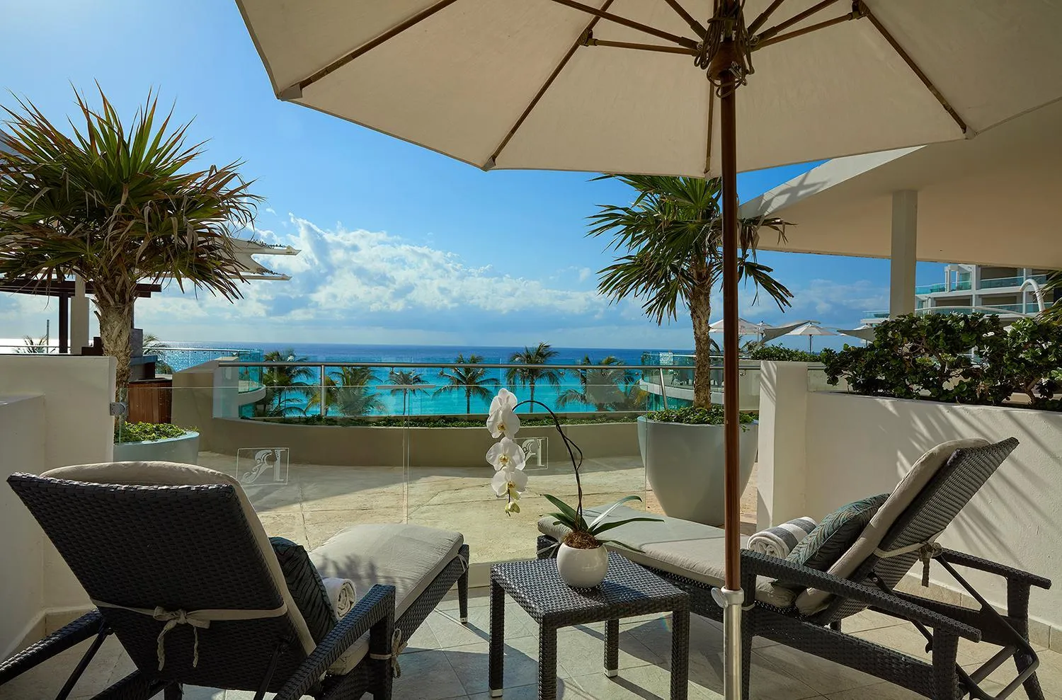 Balcony/Terrace in Hard Rock Hotel Cancun - All Inclusive