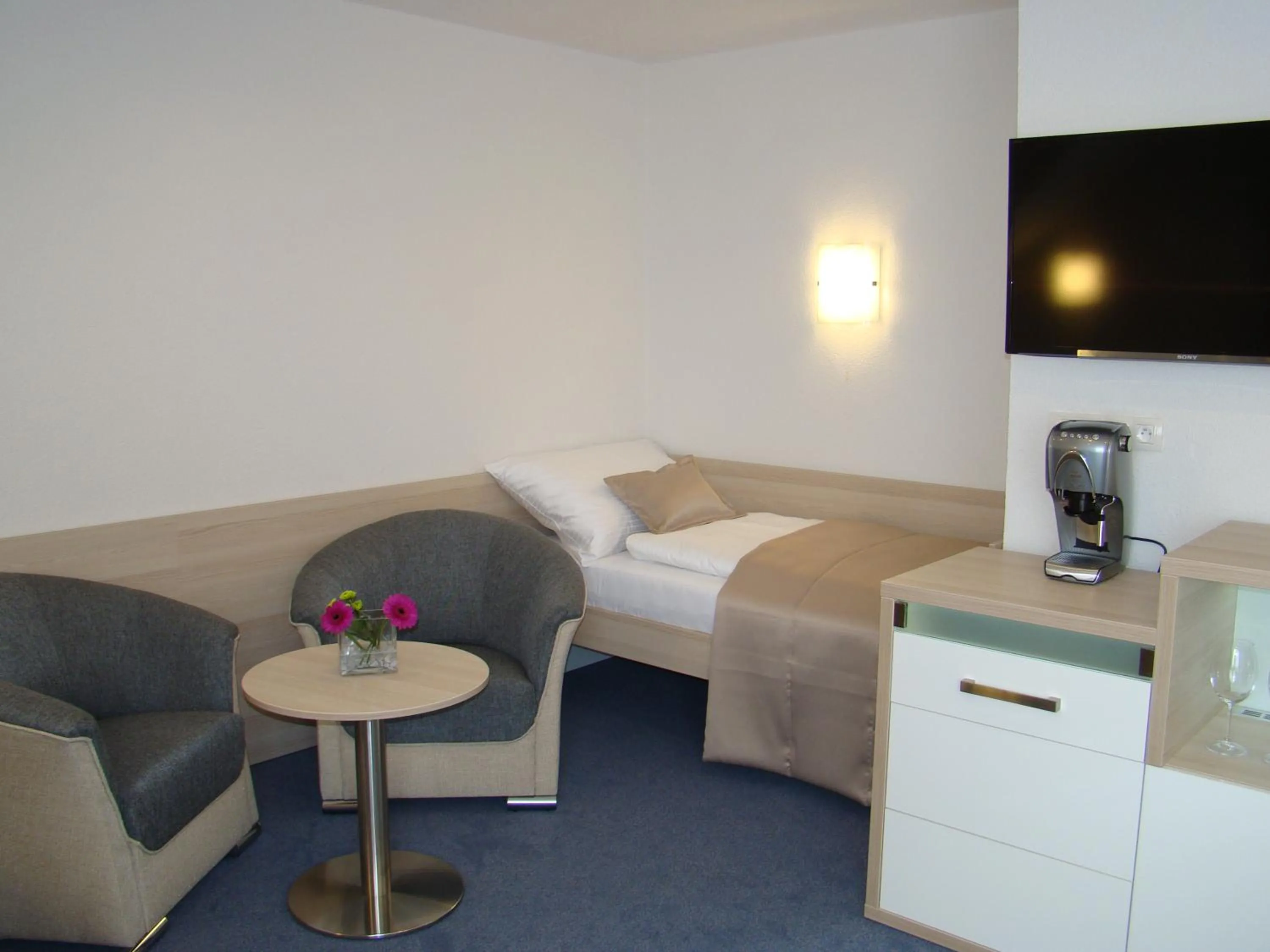 Bedroom, Bed in Hotel Podlesí