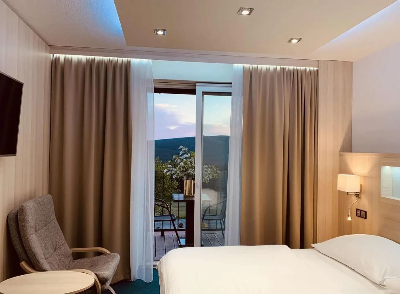 Bed in Hotel Podlesí