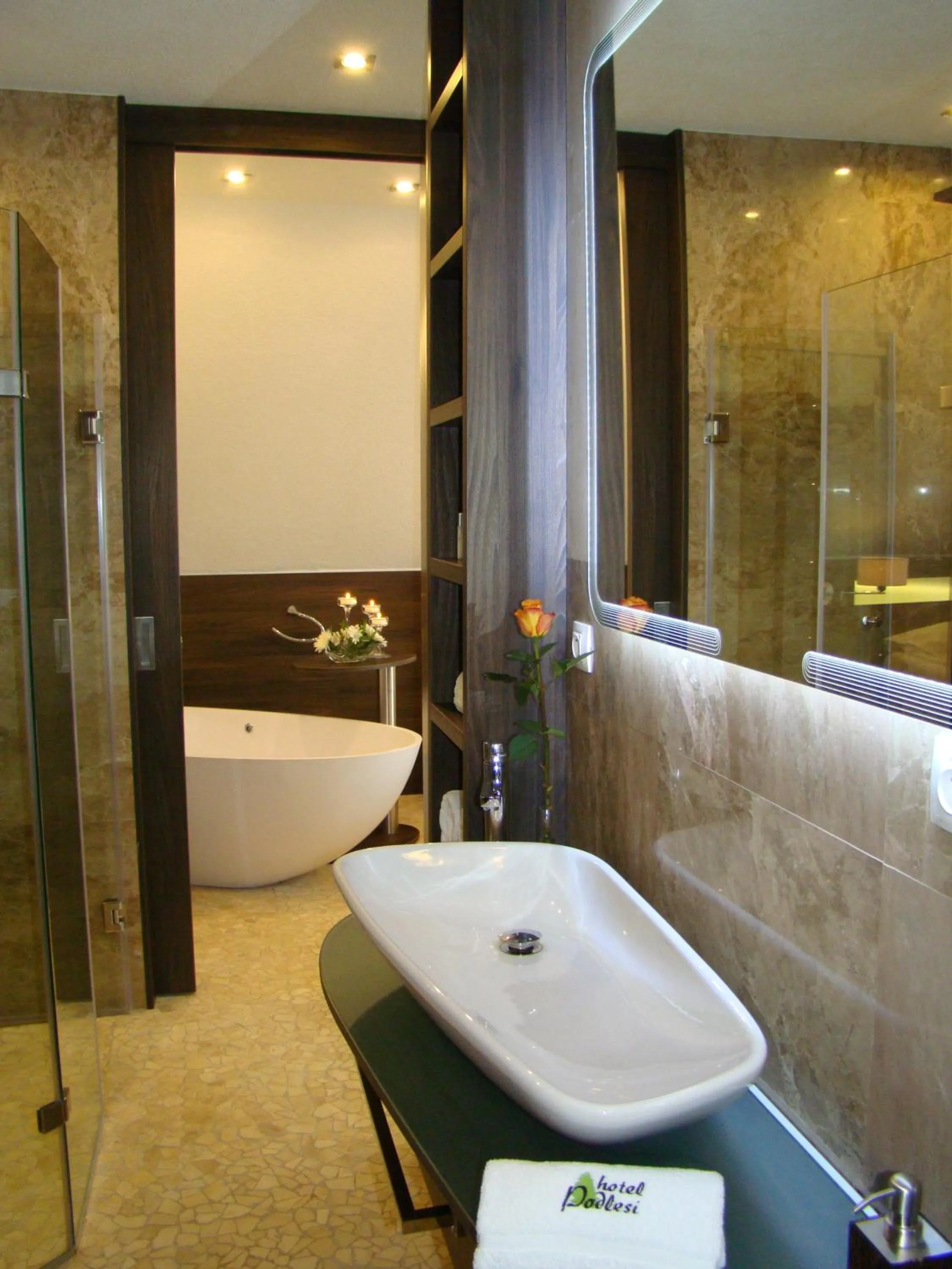 Bathroom in Hotel Podlesí