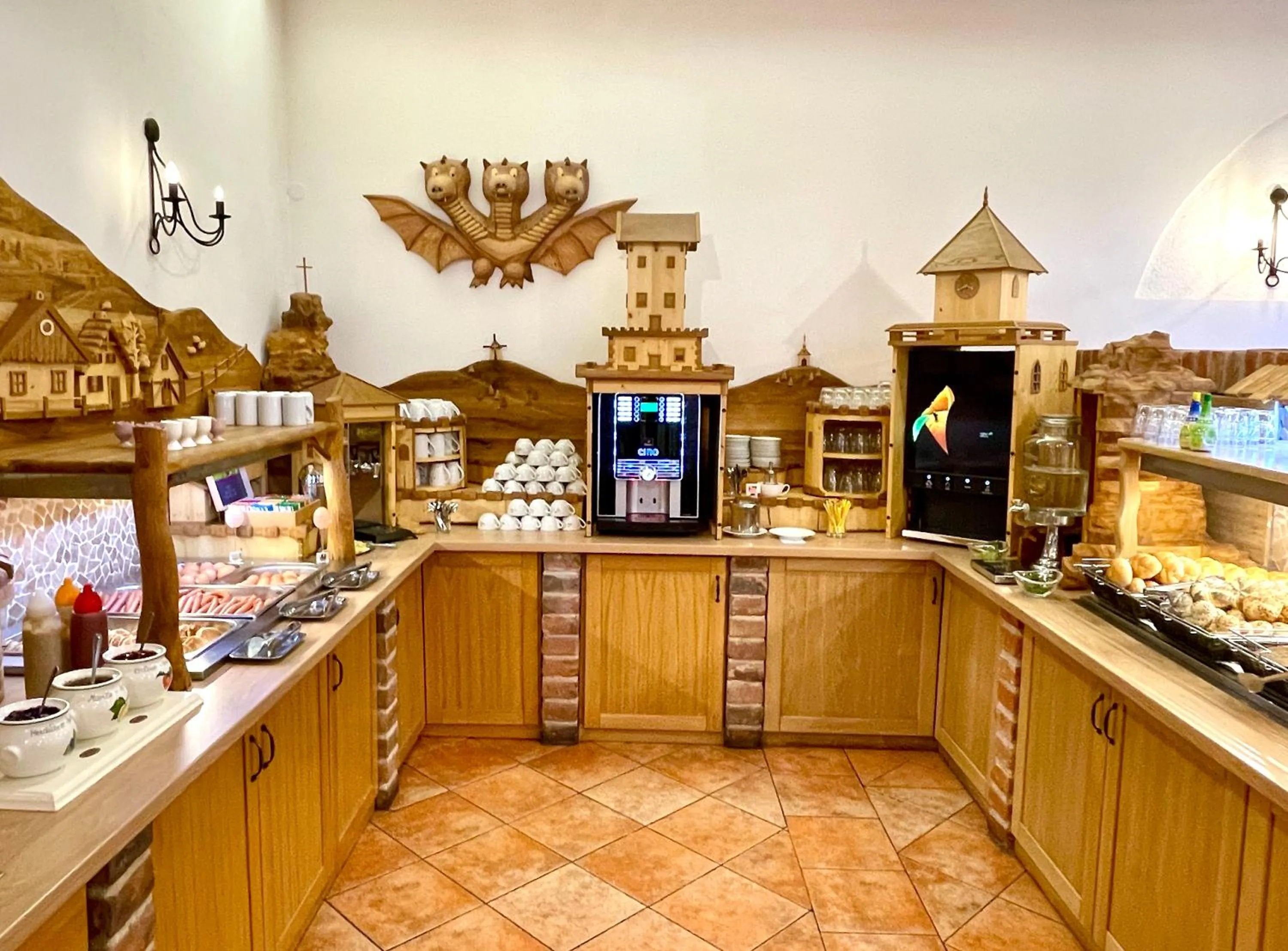 Breakfast in Hotel Podlesí