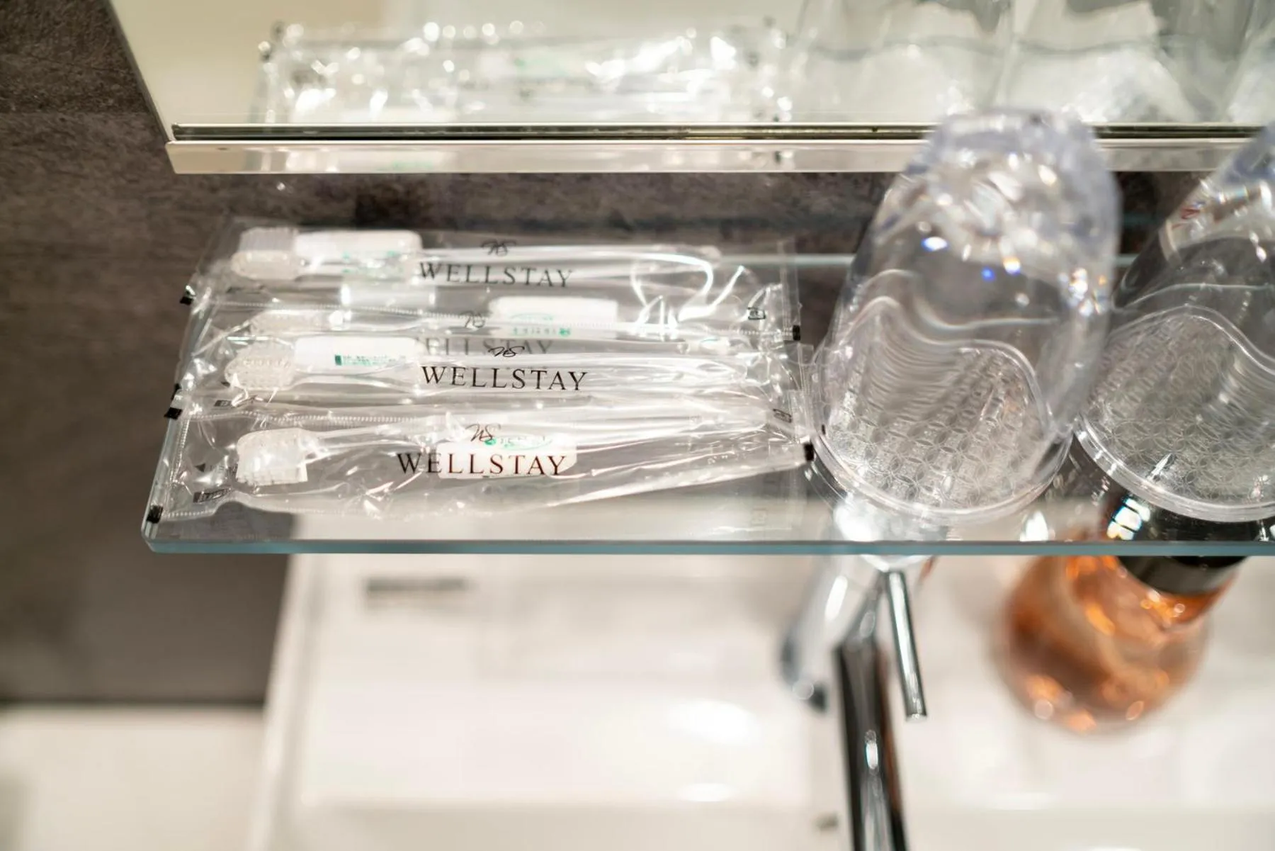 Kitchen or kitchenette in WELLSTAY Shinsekai Wakyo