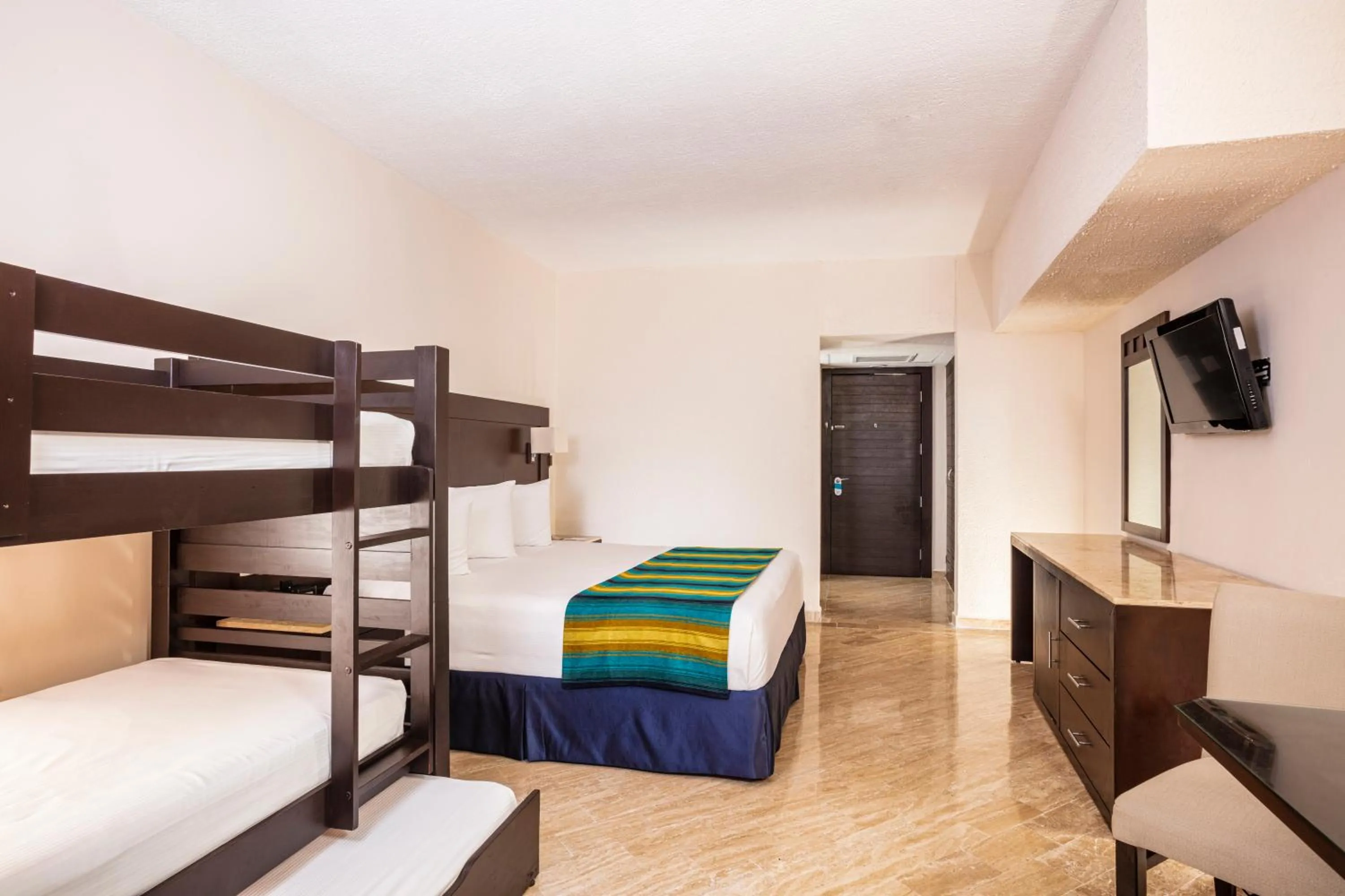 Bed in Crown Paradise Club Cancun - All Inclusive