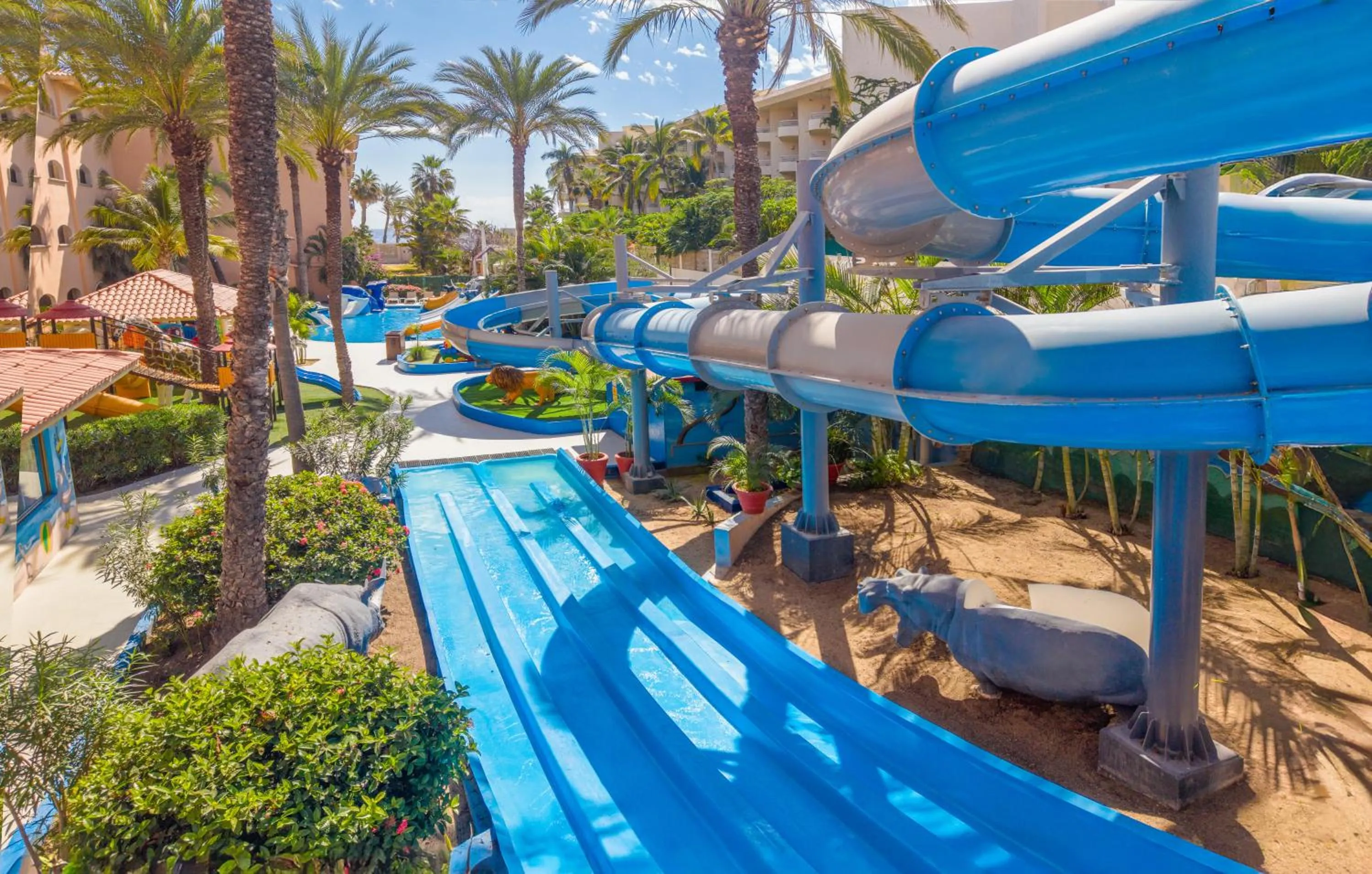 Aqua park in Royal Solaris Los Cabos - All Inclusive