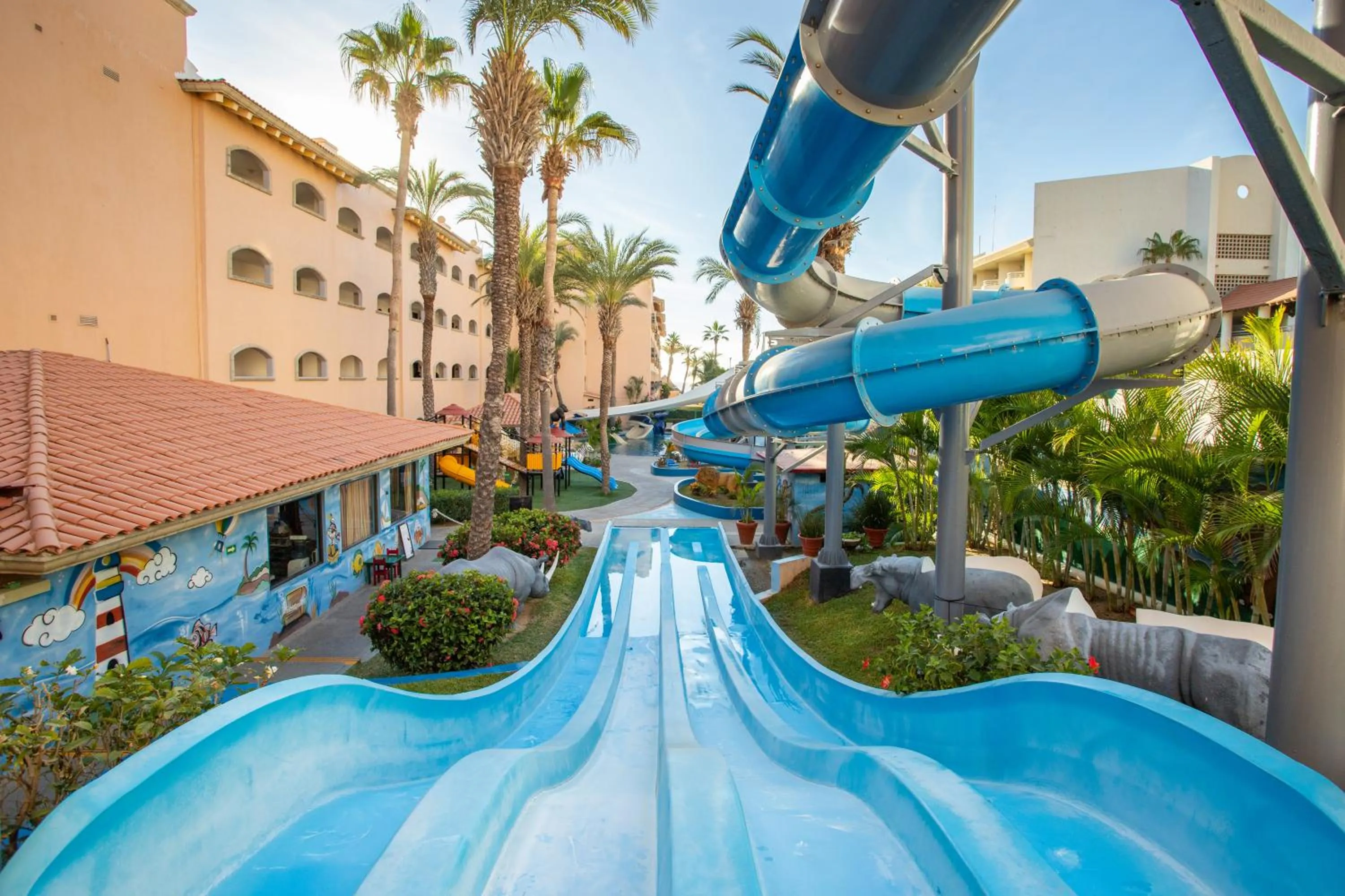 Aqua park in Royal Solaris Los Cabos - All Inclusive