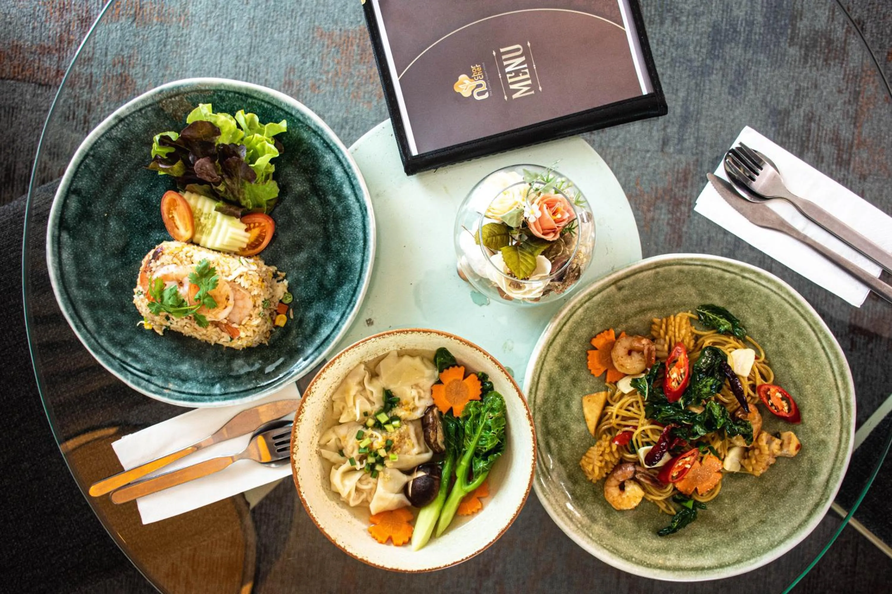 Food in Chor Cher The Luxury Green Hotel - SHA Extra Plus