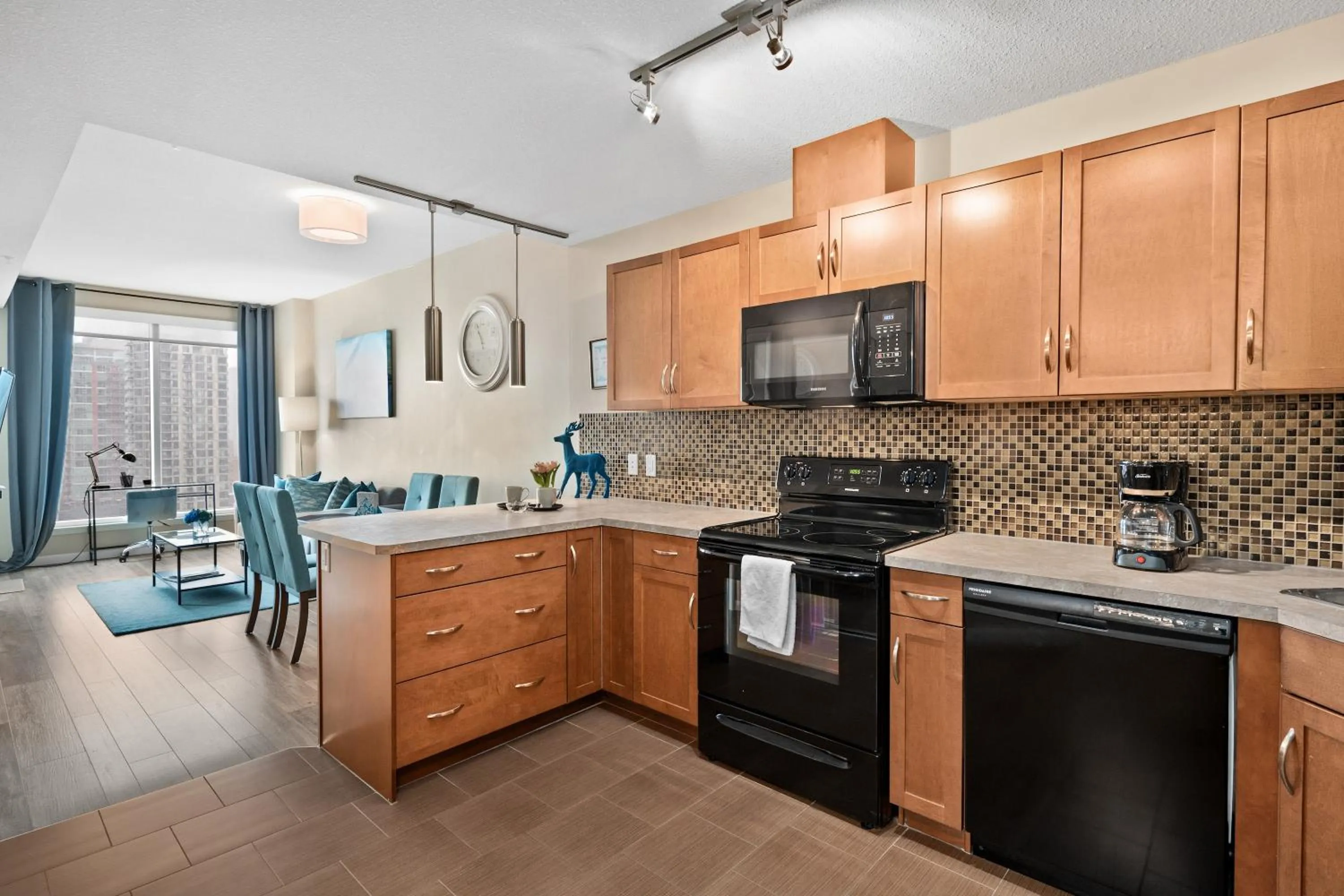 Kitchen or kitchenette in Stylish Downtown Condos by GLOBALSTAY