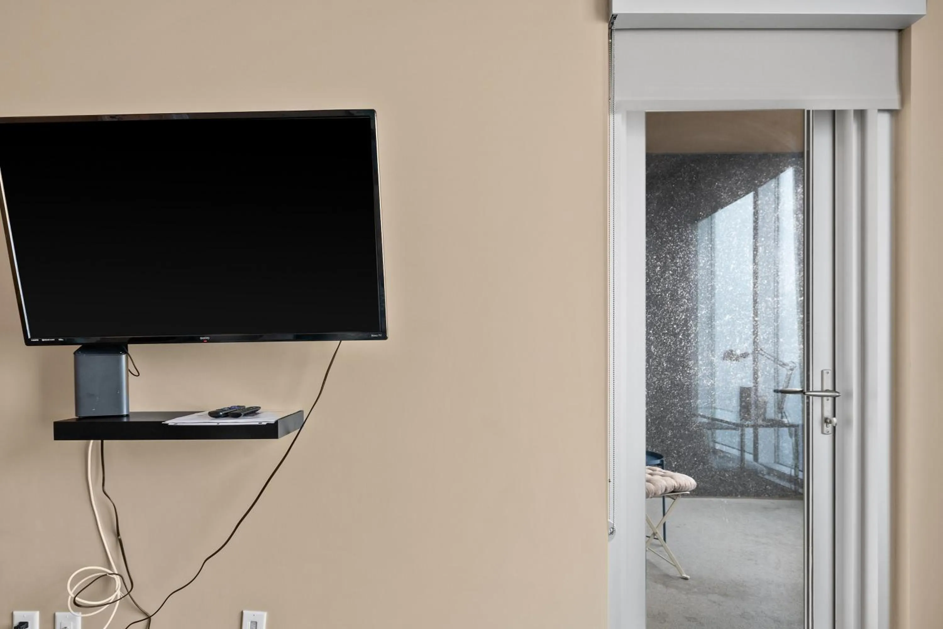 TV and multimedia in Stylish Downtown Condos by GLOBALSTAY