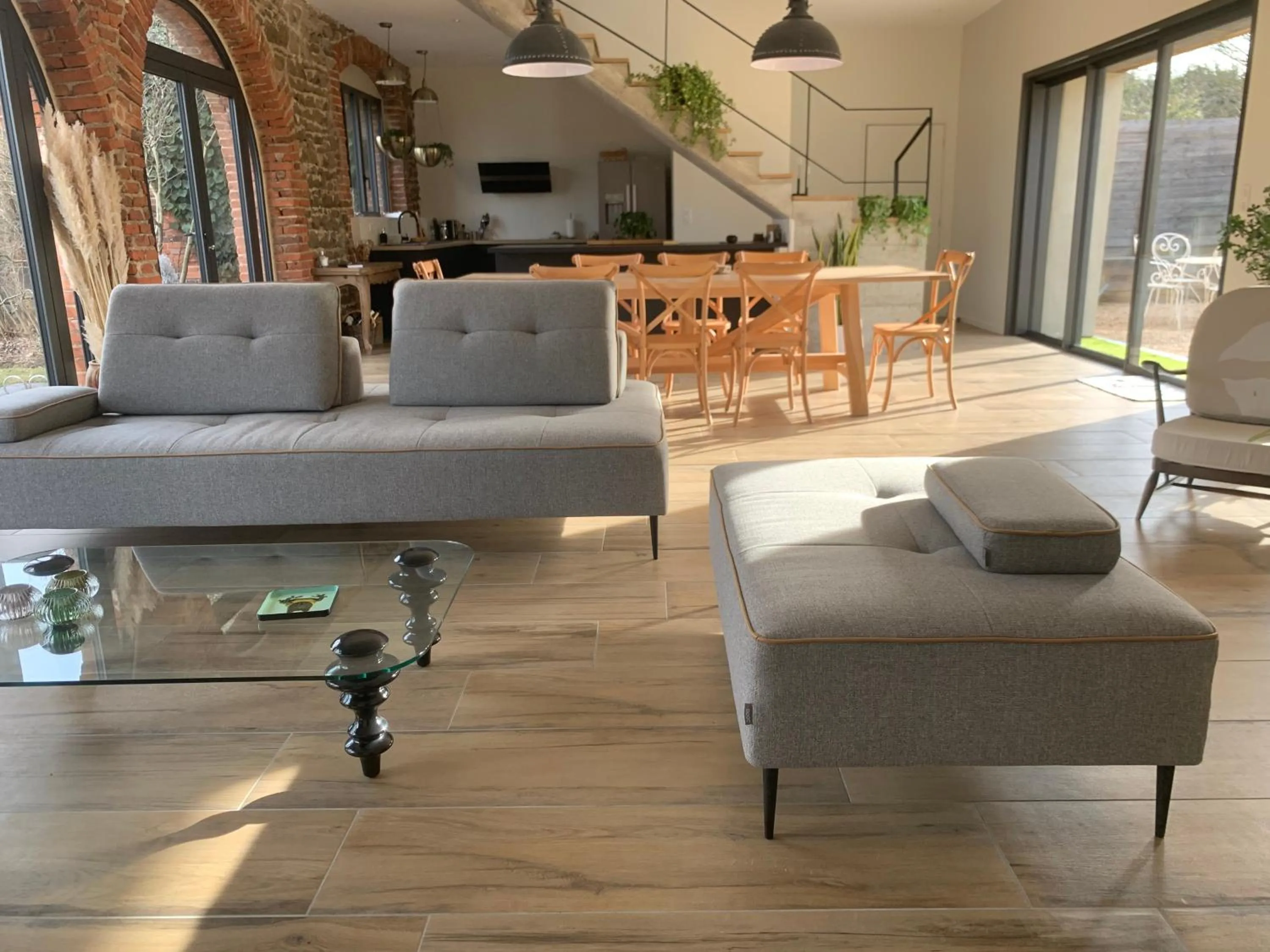 Living room in Chambres d hôtes La clé des arches