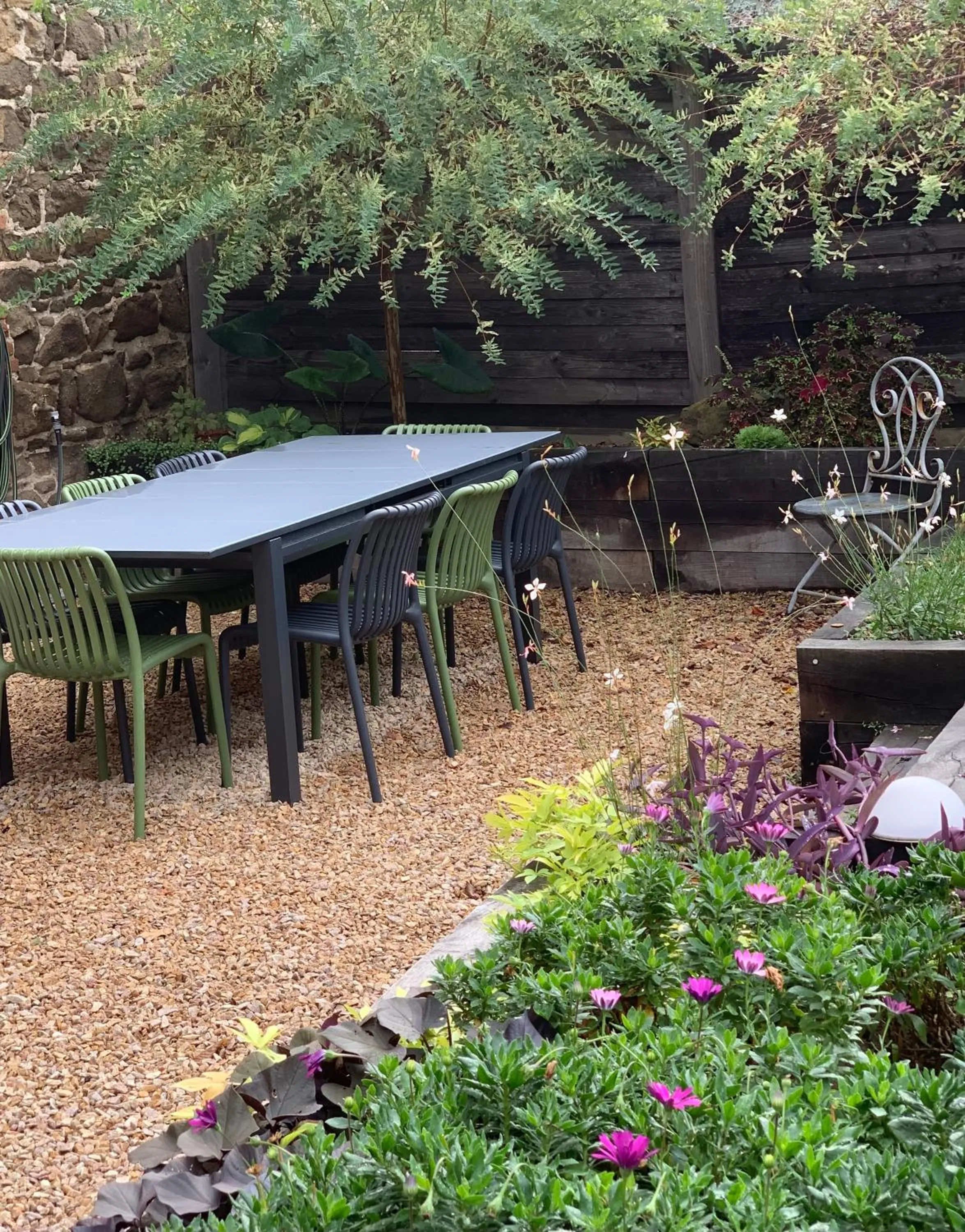 Patio in Chambres d hôtes La clé des arches