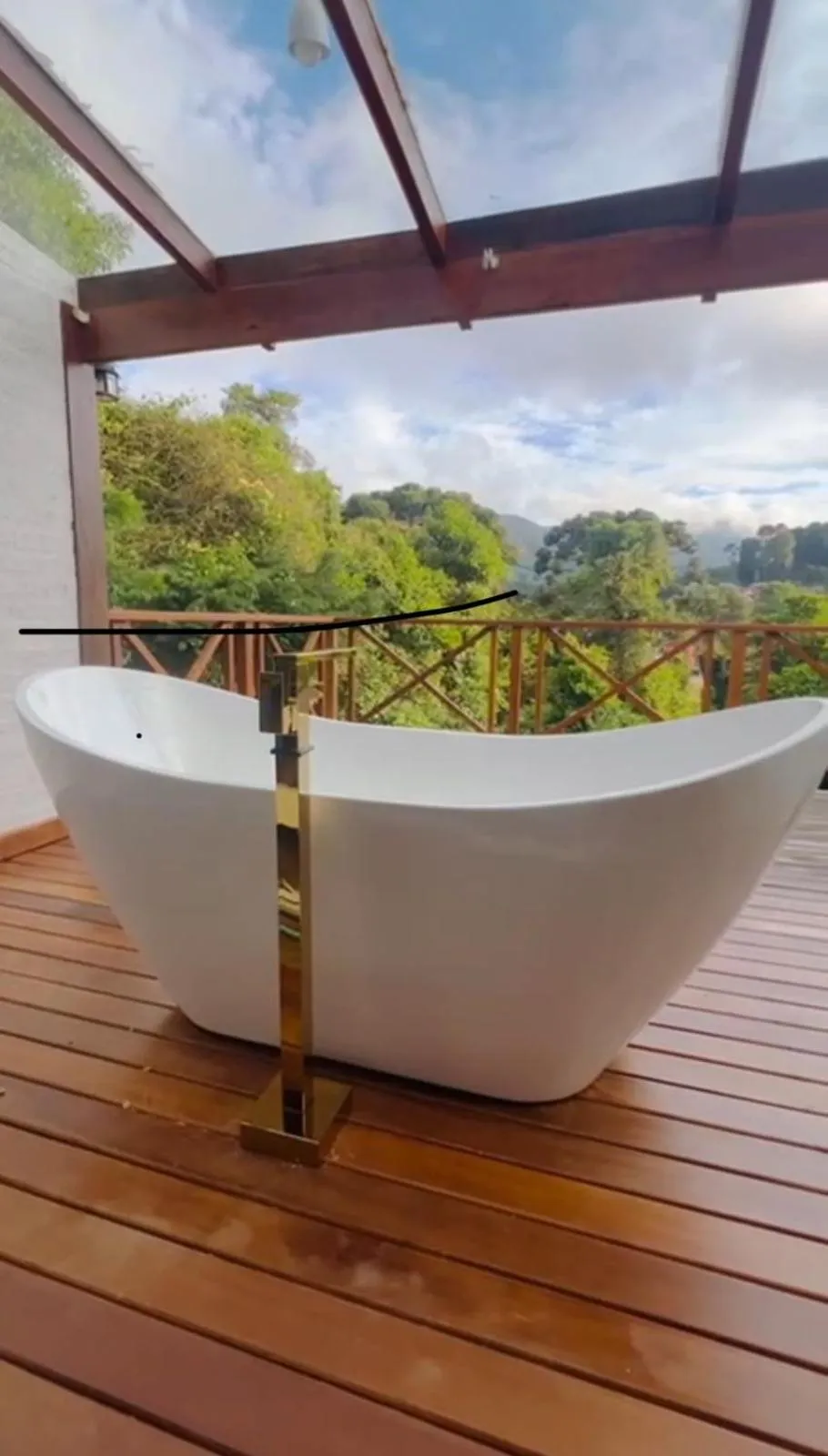 Natural landscape in Pousada Villa Monte Verde