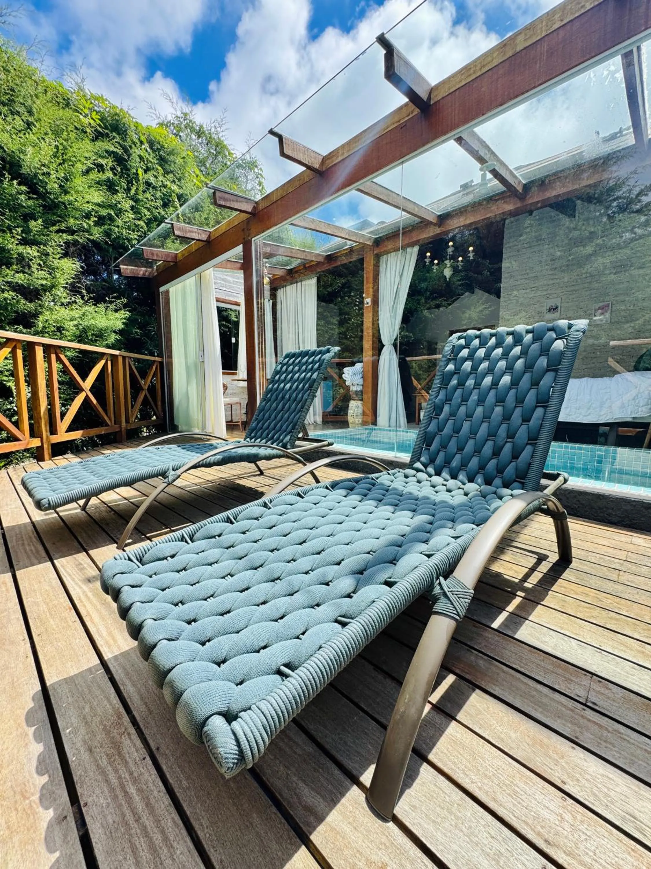 Garden view in Pousada Villa Monte Verde