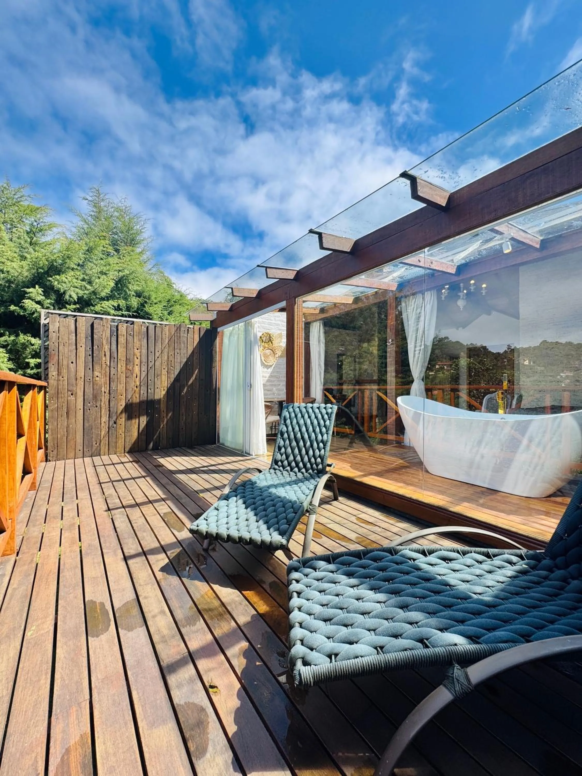 Balcony/Terrace in Pousada Villa Monte Verde