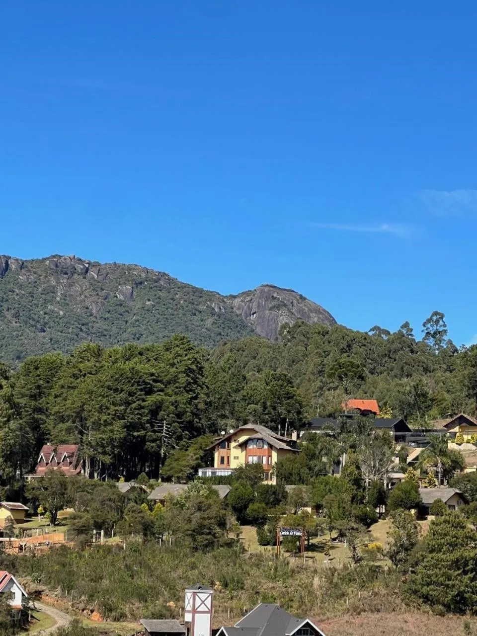 Mountain view in Pousada Villa Monte Verde