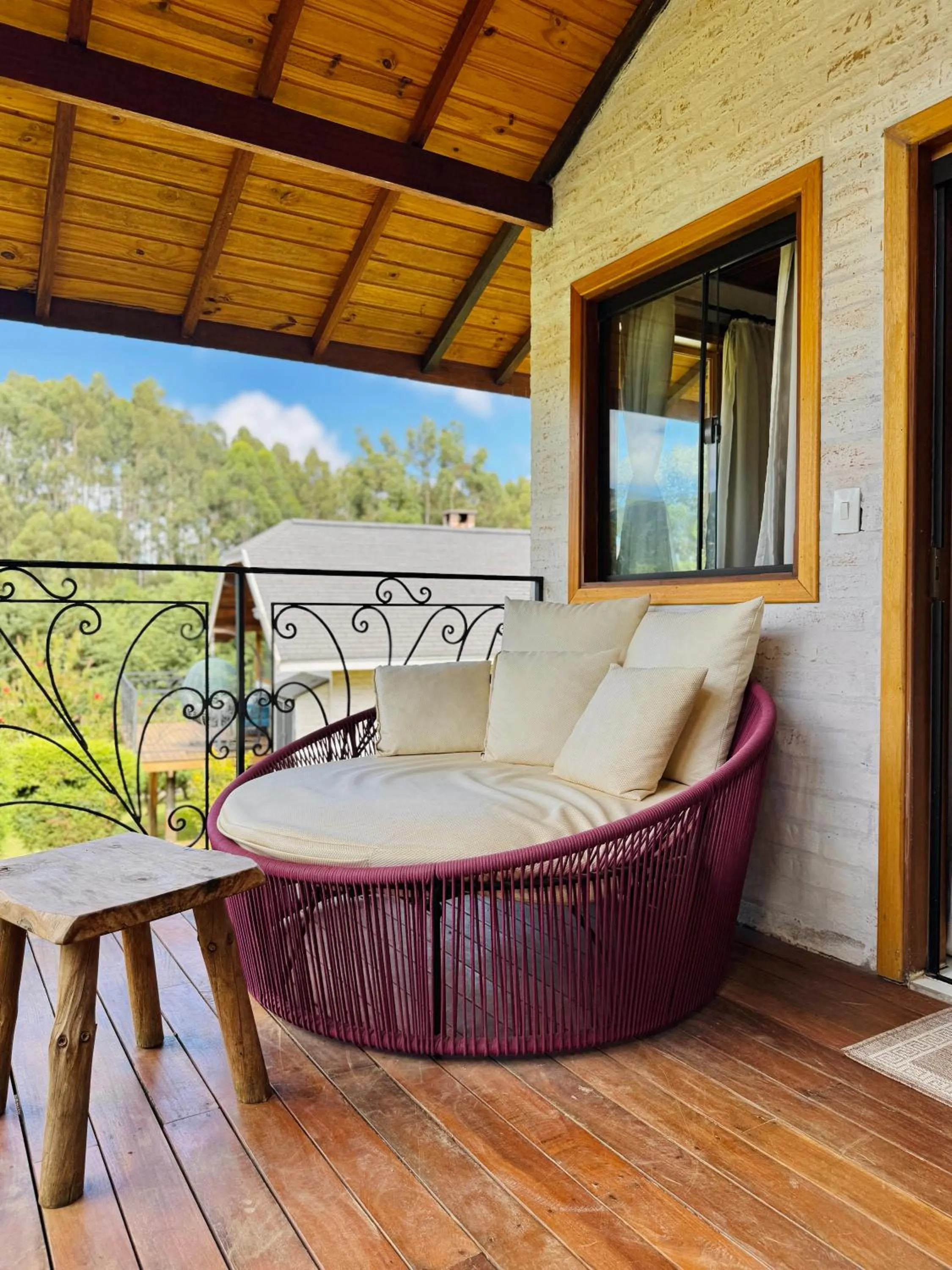 Garden view in Pousada Villa Monte Verde