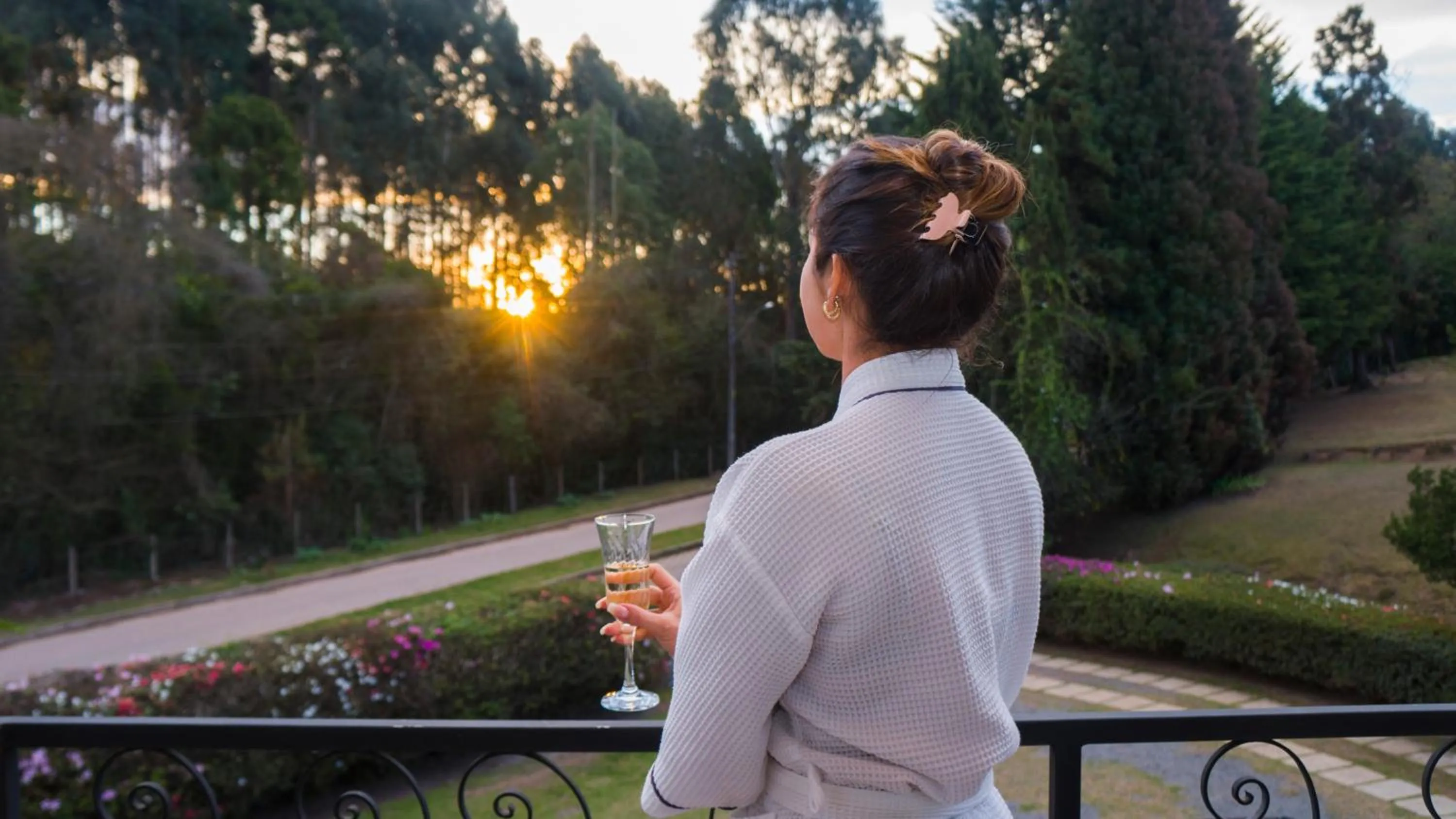 Garden view in Pousada Villa Monte Verde