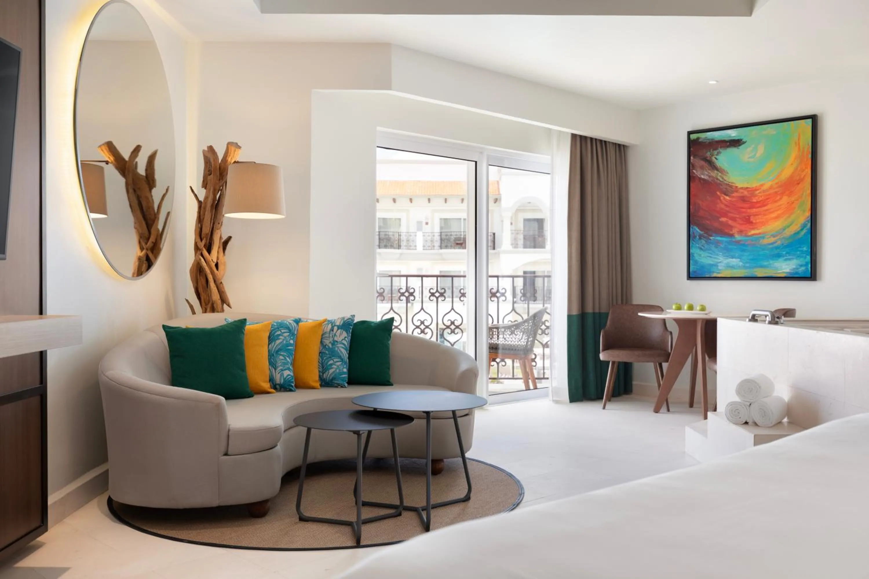 Bedroom, Bed in Hyatt Vivid Playa Del Carmen All-Inclusive Adult Only Resort