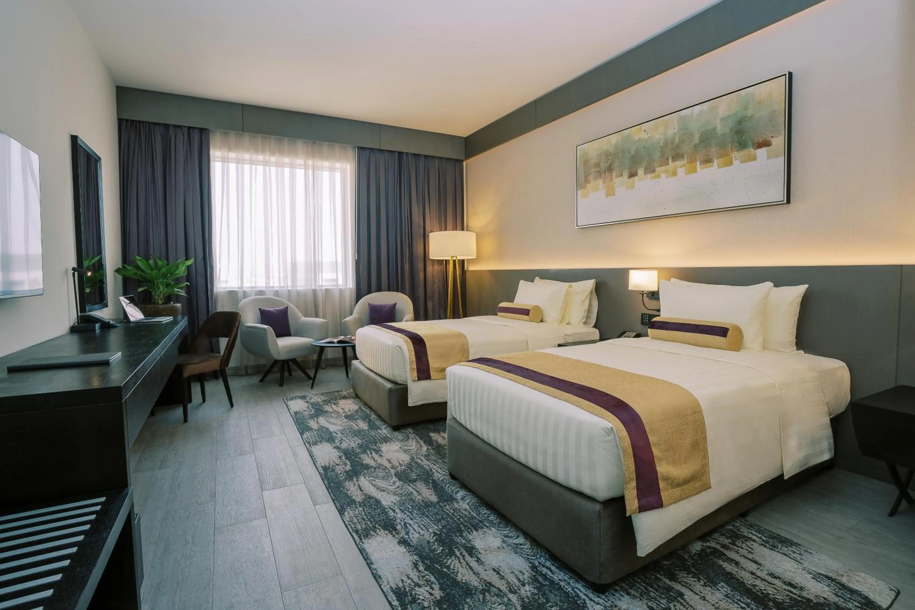 Photo of the whole room, Bed in Khalidia Palace Hotel Dubai by Mourouj Gloria