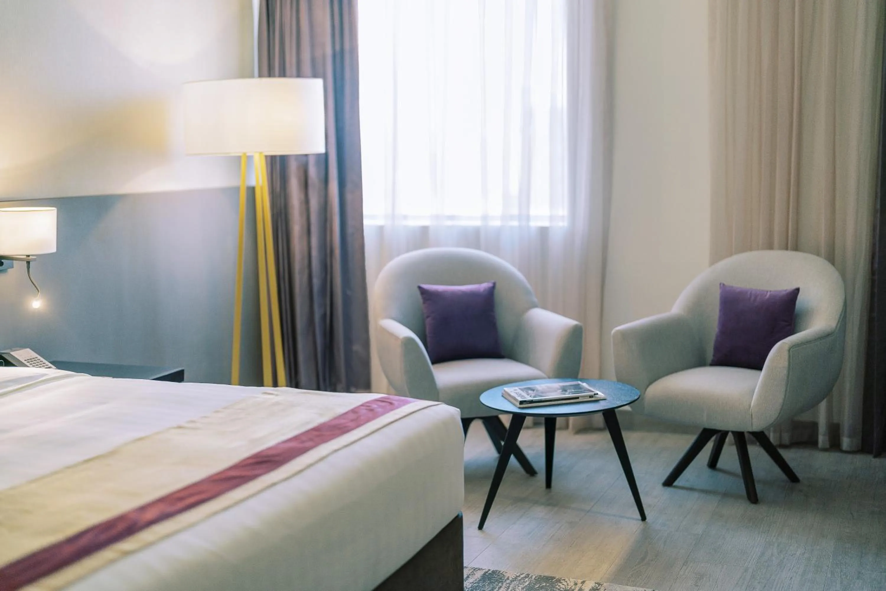 Bed in Khalidia Palace Hotel Dubai by Mourouj Gloria