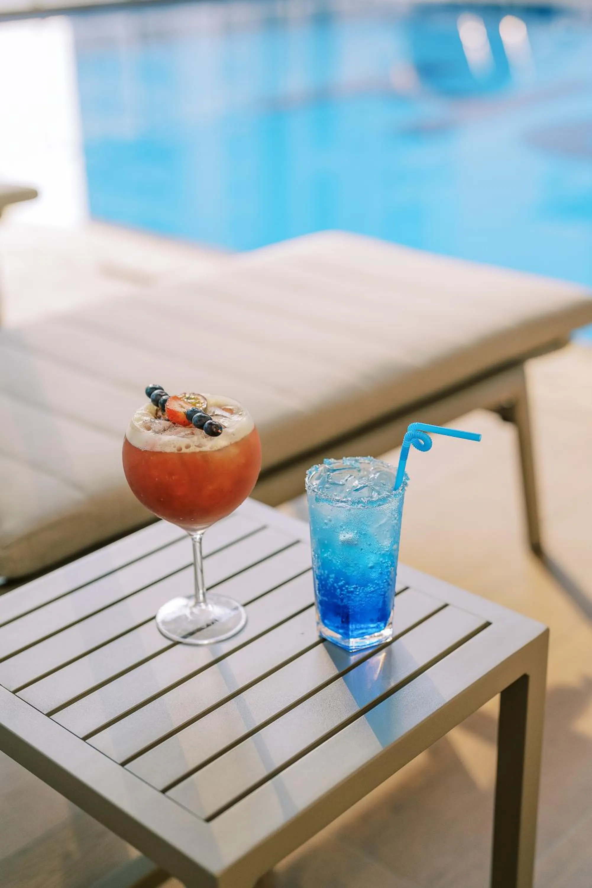 Swimming pool in Khalidia Palace Hotel Dubai by Mourouj Gloria