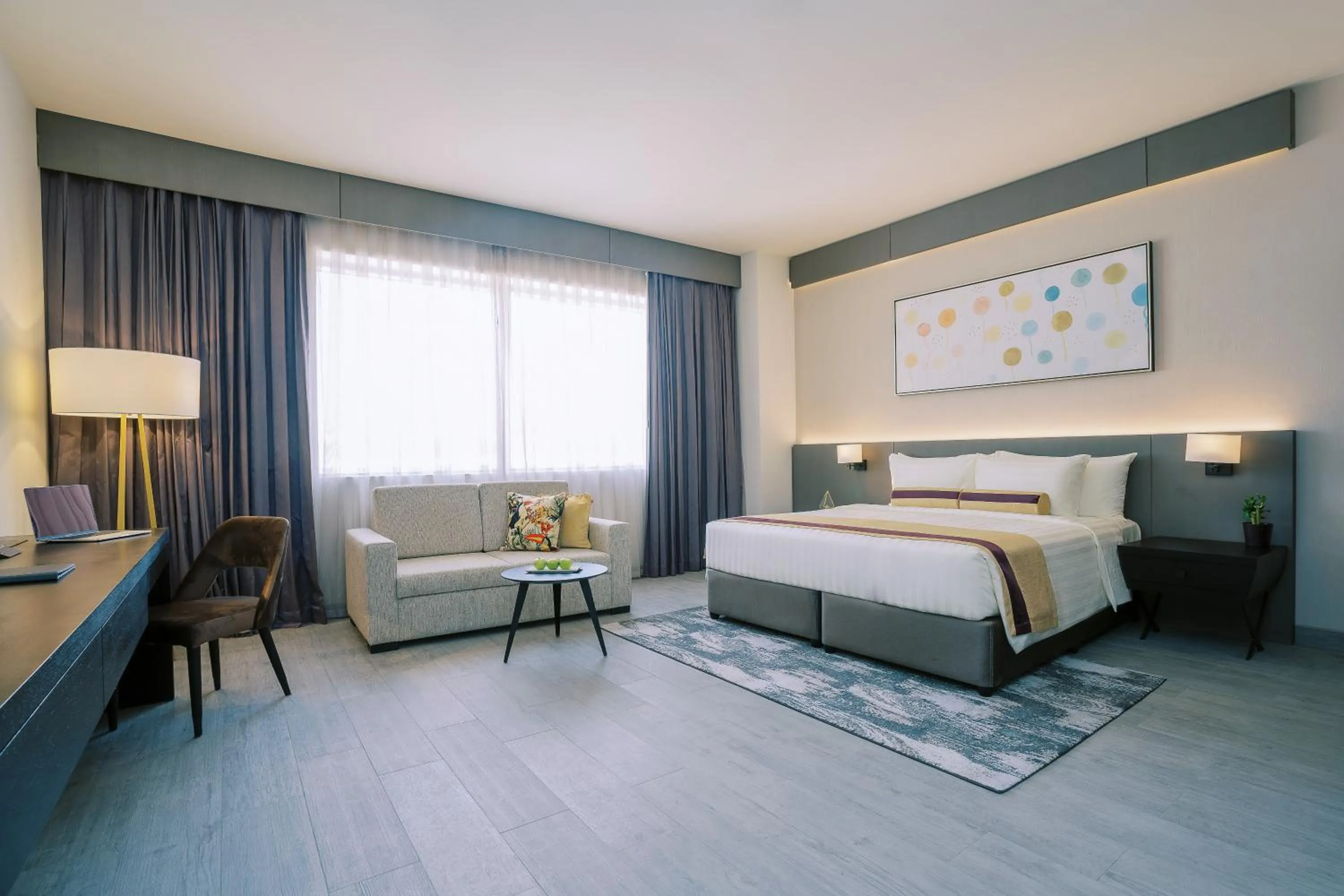 Bed in Khalidia Palace Hotel Dubai by Mourouj Gloria