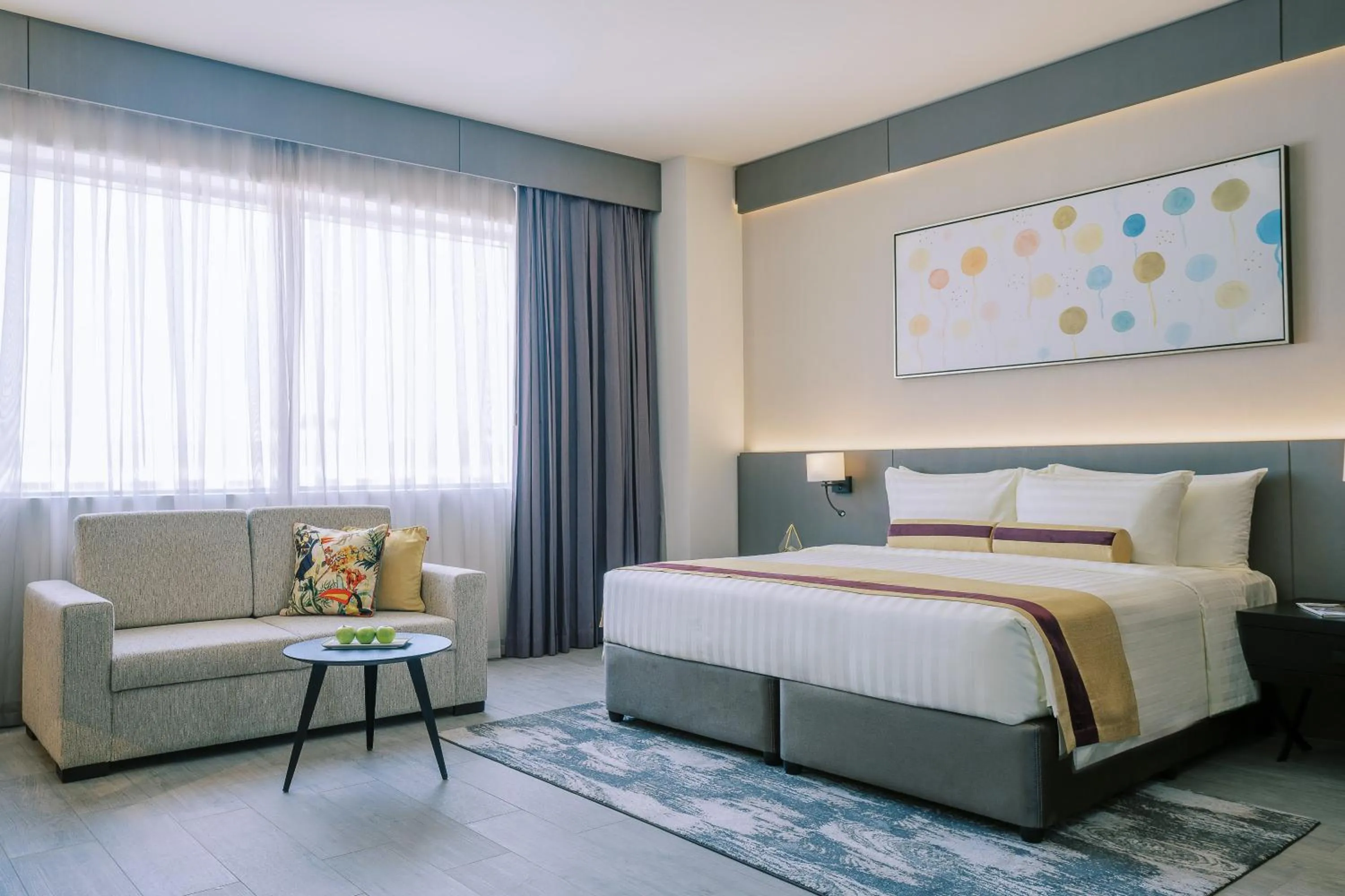 Bed in Khalidia Palace Hotel Dubai by Mourouj Gloria