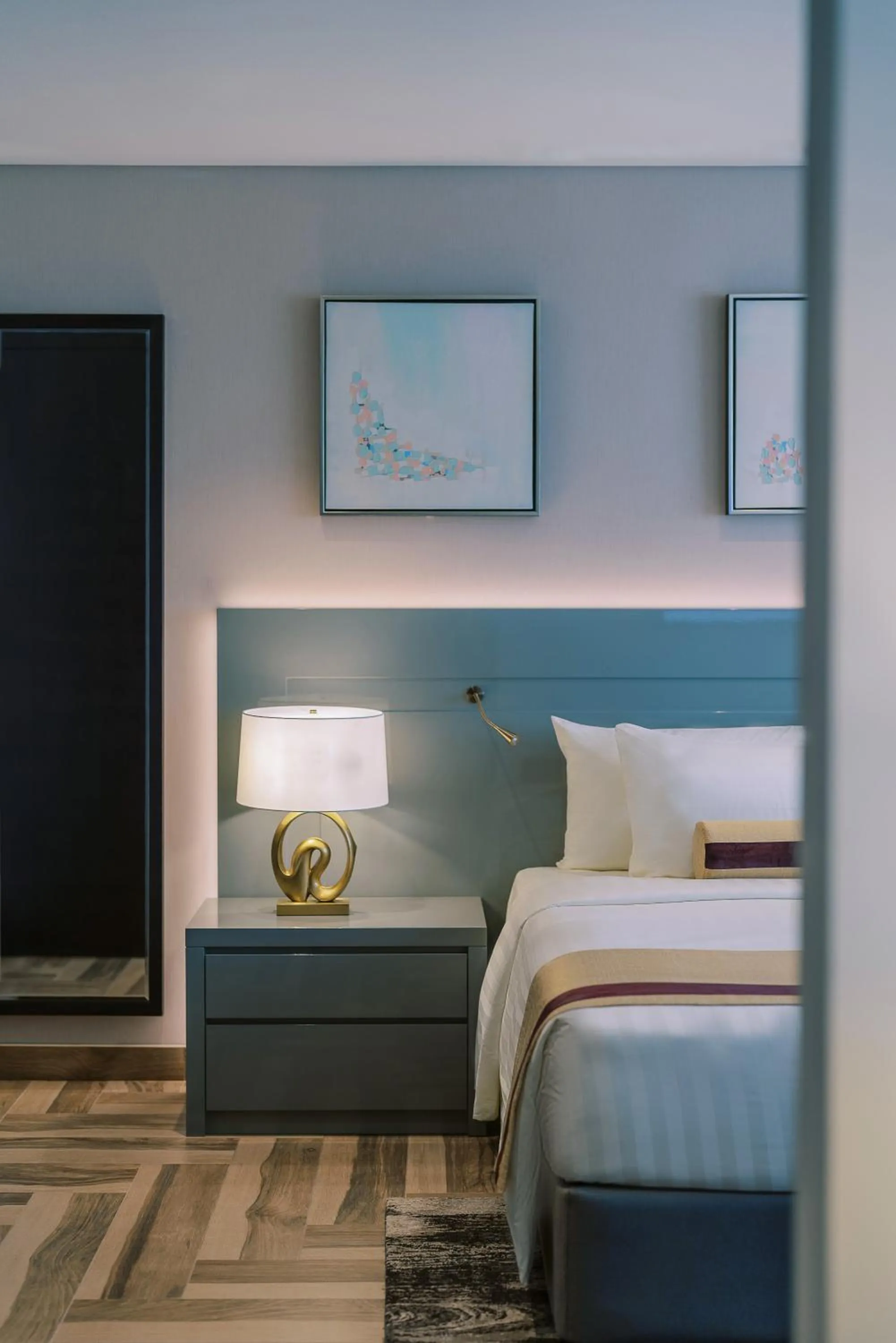 Bedroom, Bed in Khalidia Palace Hotel Dubai by Mourouj Gloria