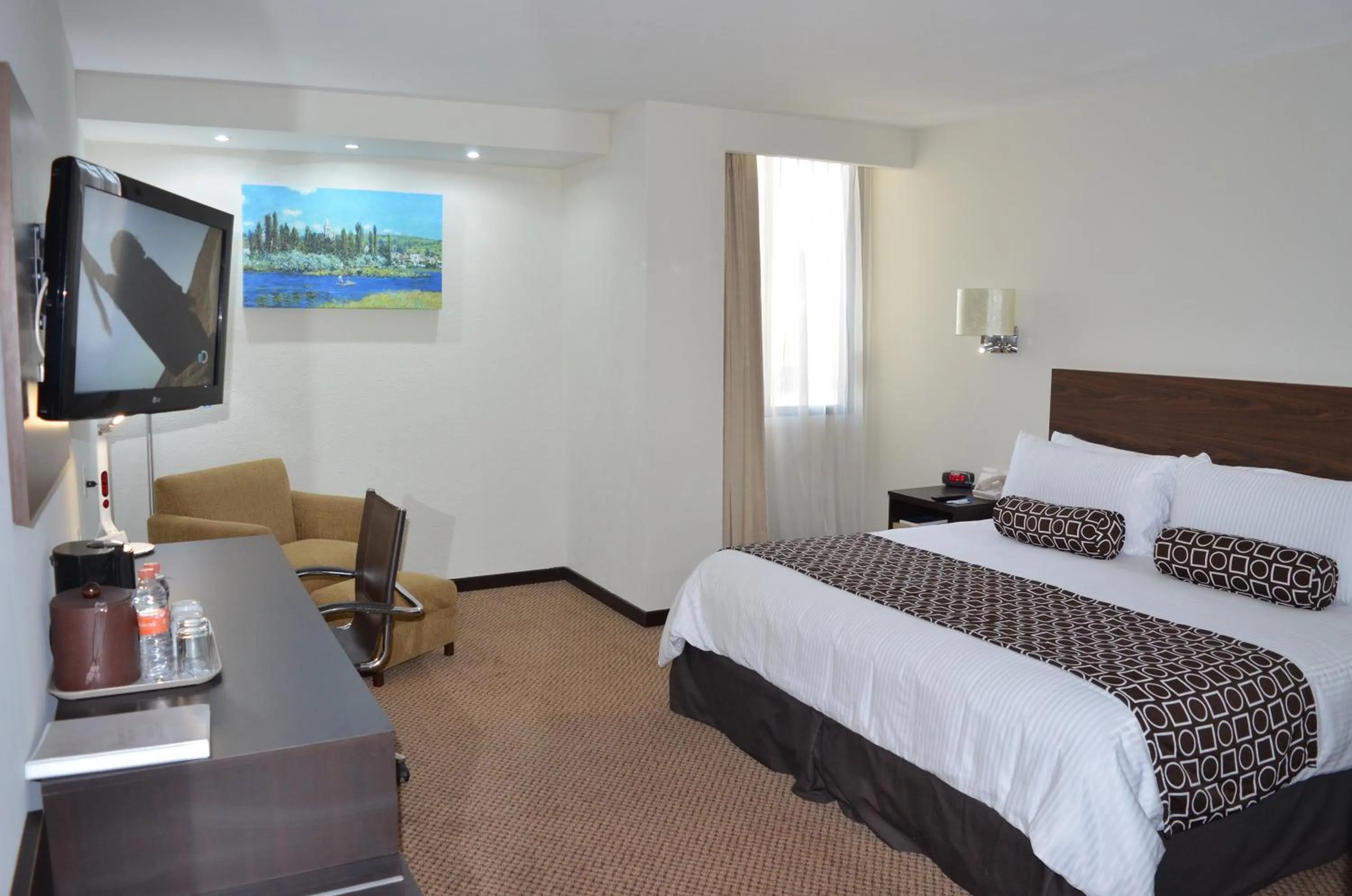 Bedroom, Bed in Wyndham Executivo Culiacan