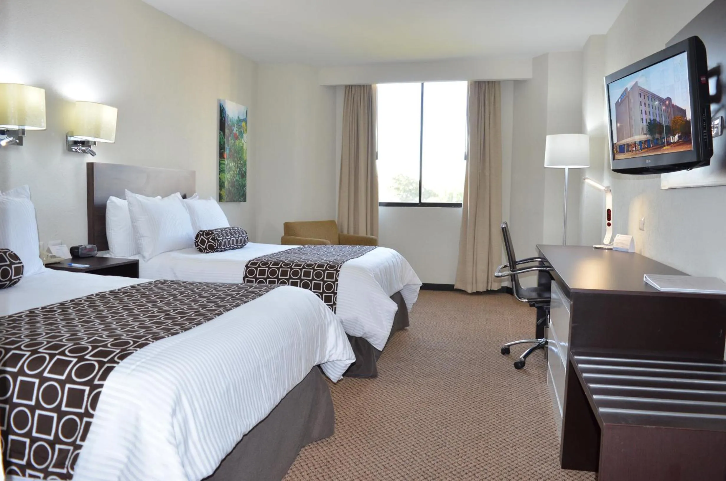 Bedroom, Bed in Wyndham Executivo Culiacan