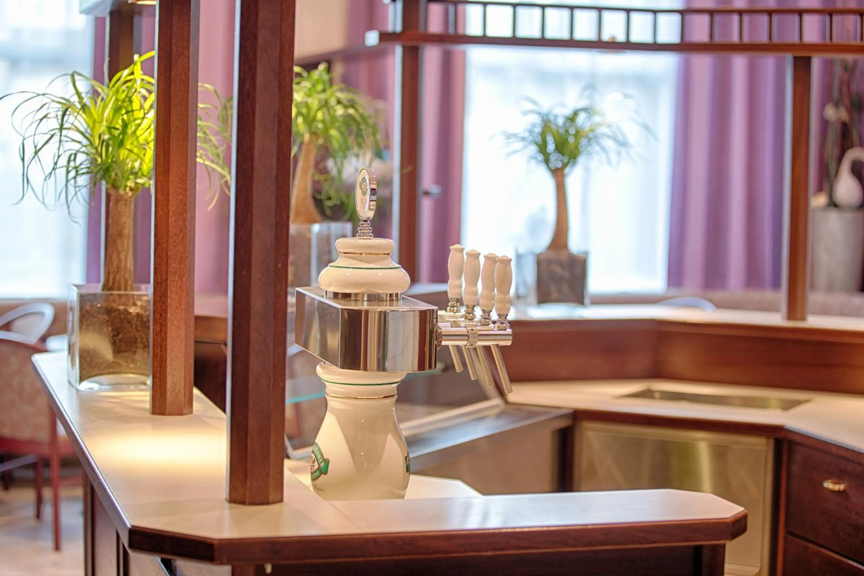 Lounge or bar in Frühstückshotel Waldbauer