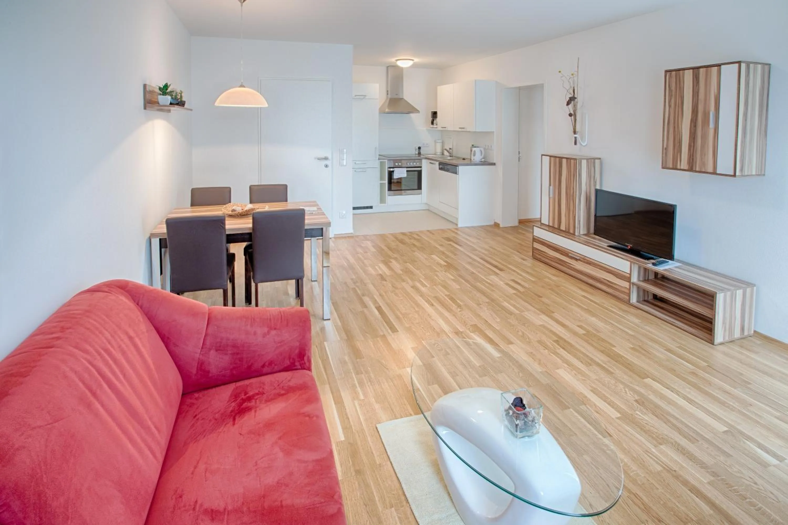 Kitchen or kitchenette in Frühstückshotel Waldbauer