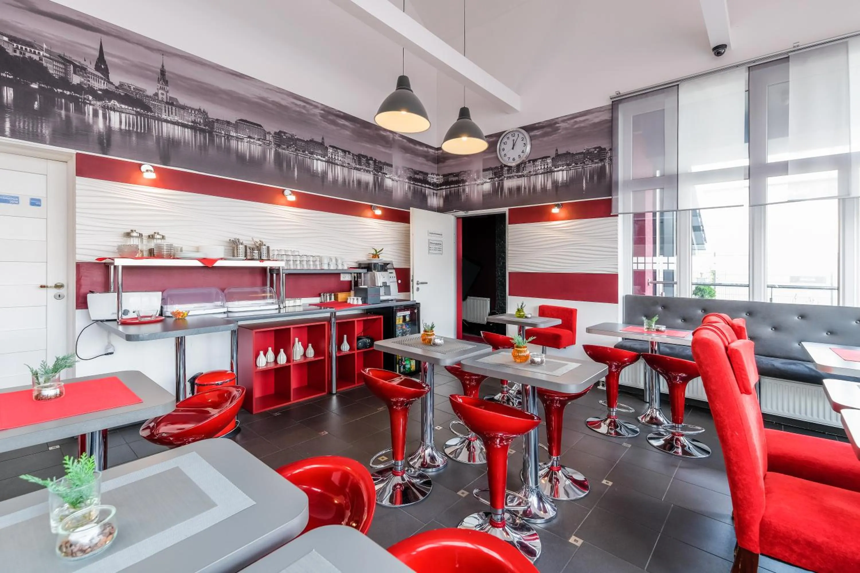 Buffet breakfast in Hotel 108