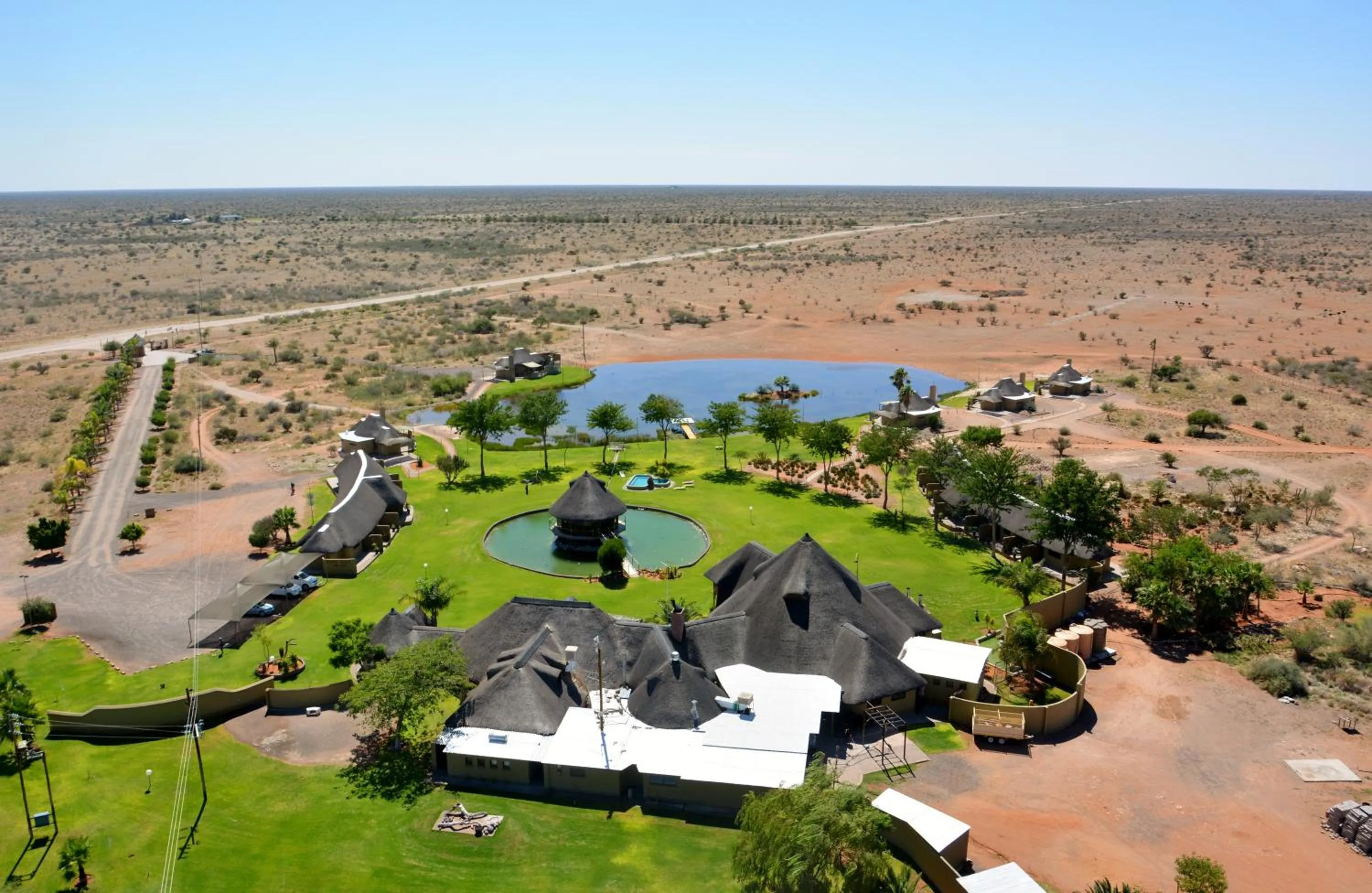 Bird's eye view in Lapa Lange Game Lodge