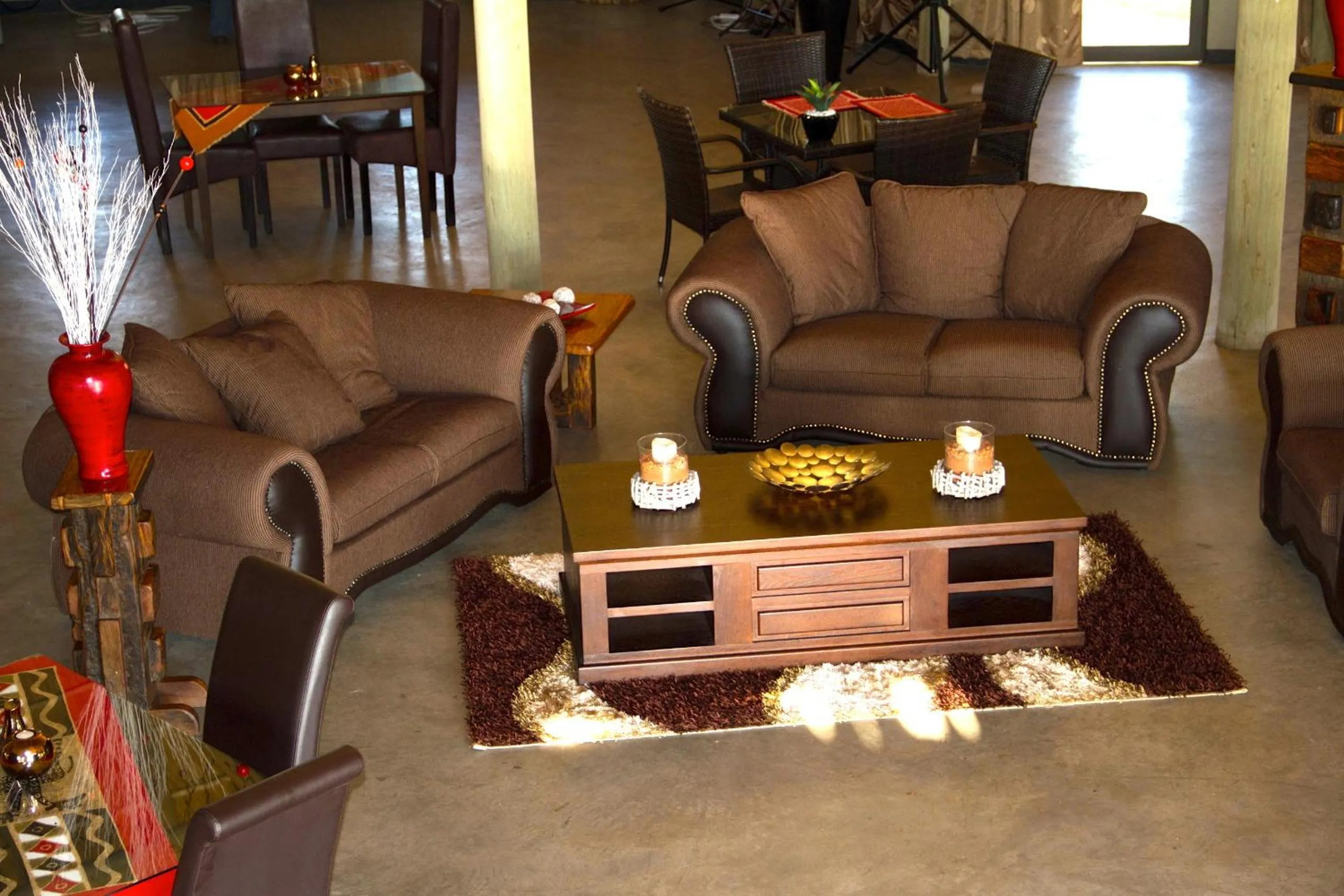 Lounge or bar in Lapa Lange Game Lodge