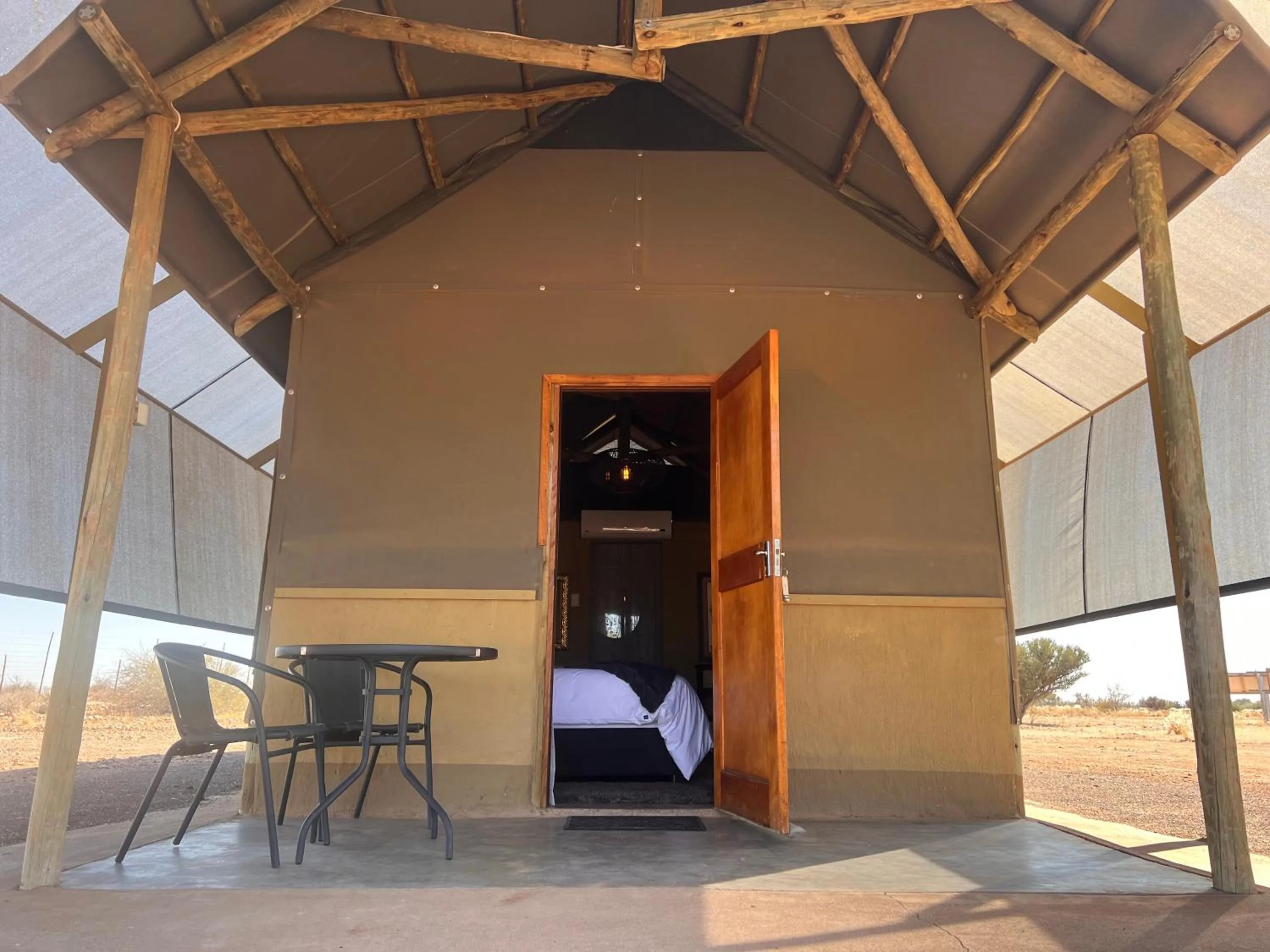 Patio in Lapa Lange Game Lodge