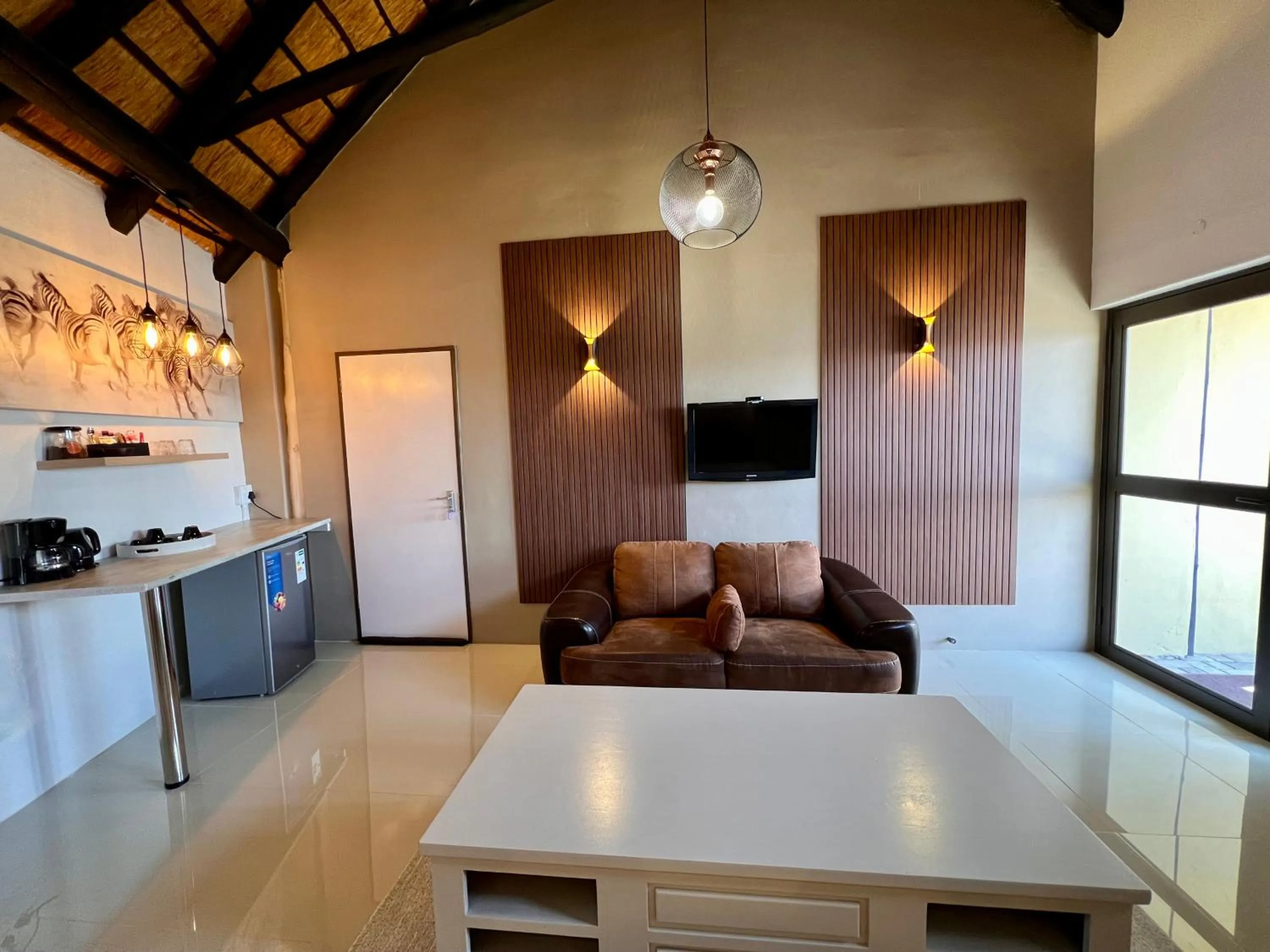 Seating area in Lapa Lange Game Lodge