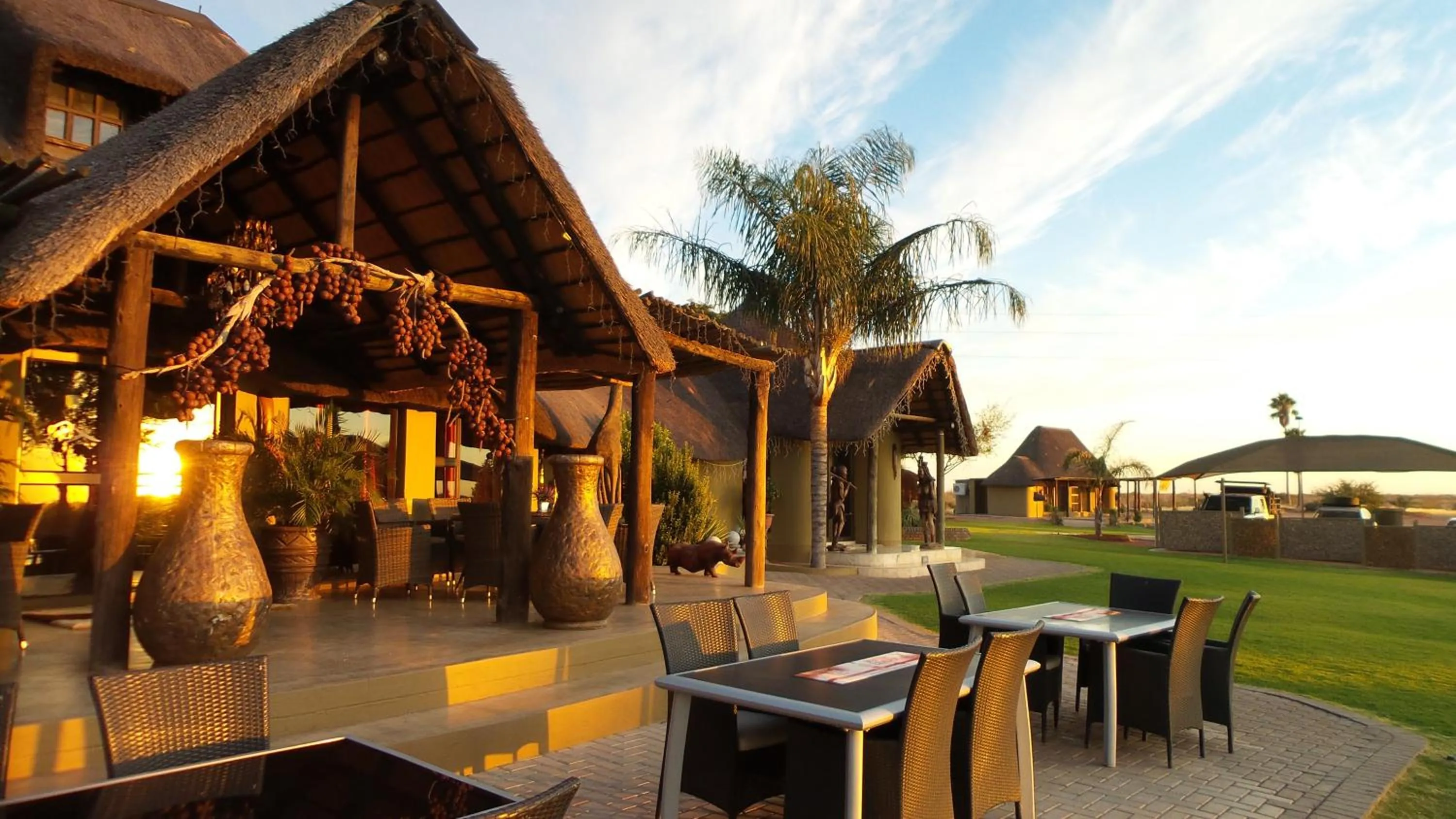 Patio in Lapa Lange Game Lodge