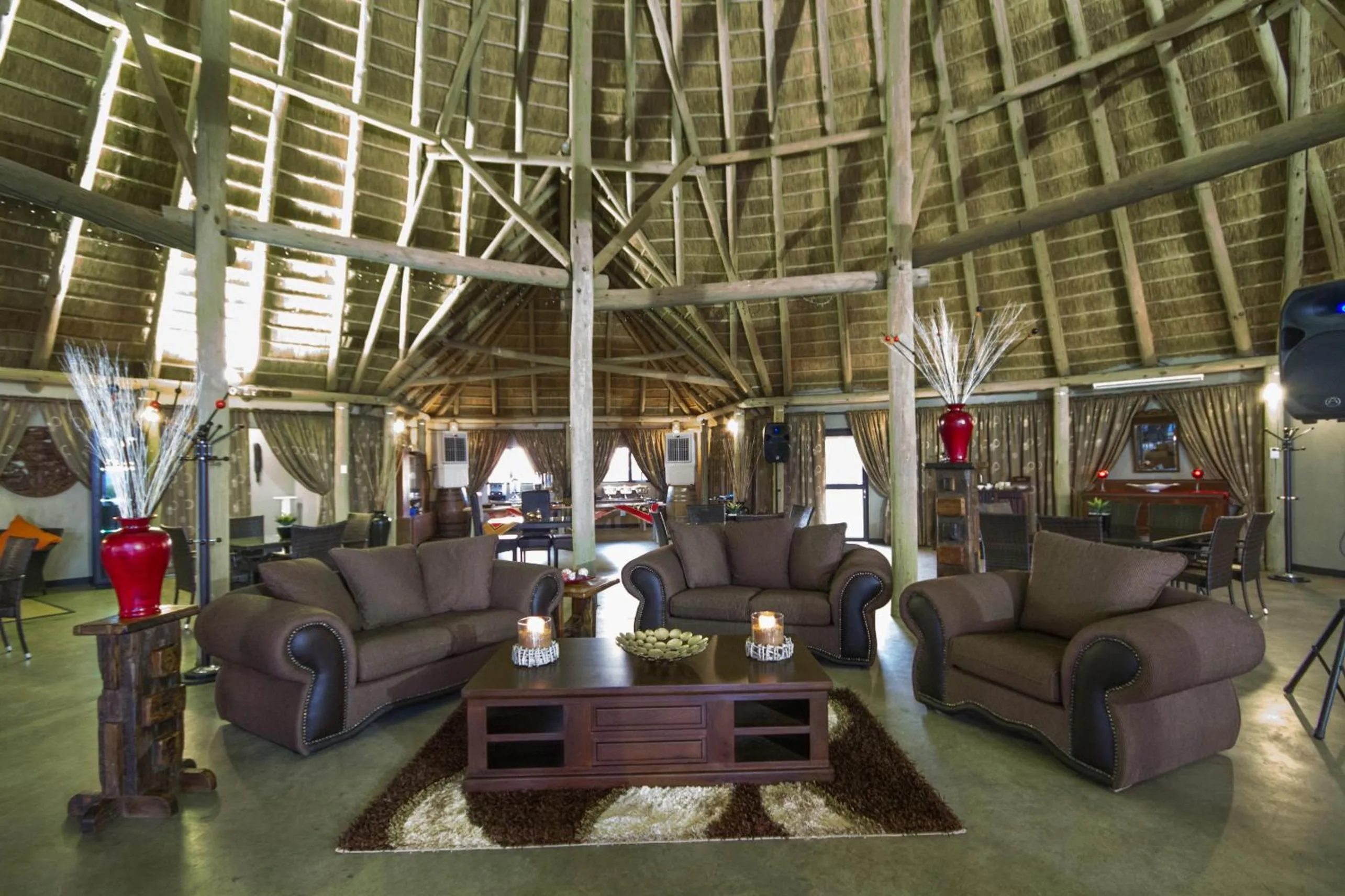 Lounge or bar in Lapa Lange Game Lodge